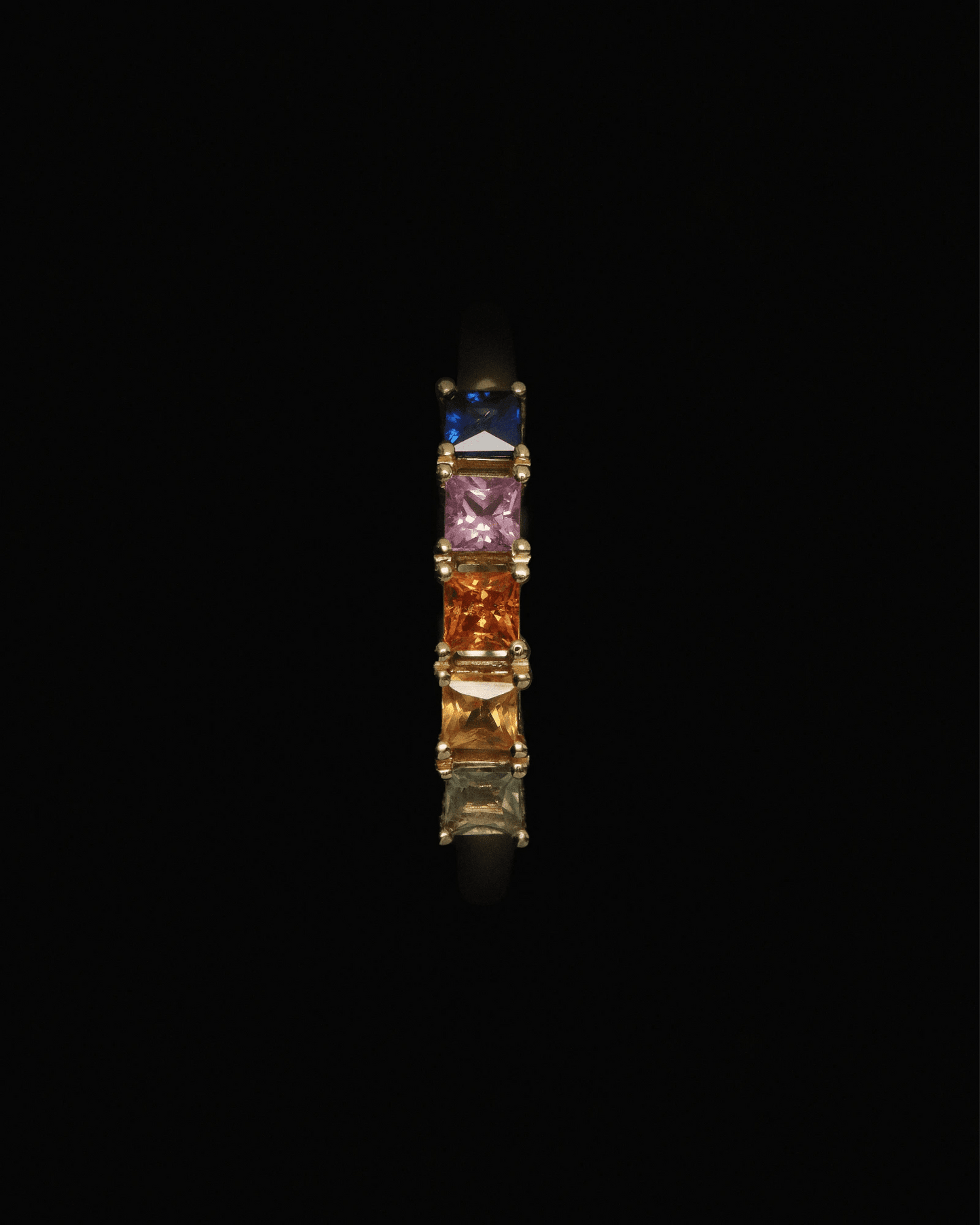 Pierścionek złoty z szafirami B One N°46 - BELLER: Official Online Store & Luxury Jewelry Atelier