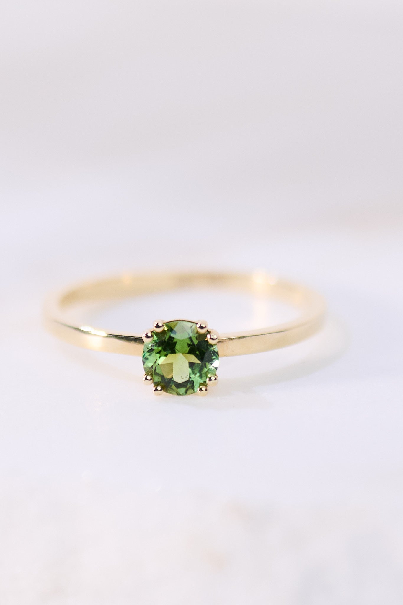 Pierścionek złoty z turmalinem B One N°31 - BELLER: Official Online Store & Luxury Jewelry Atelier