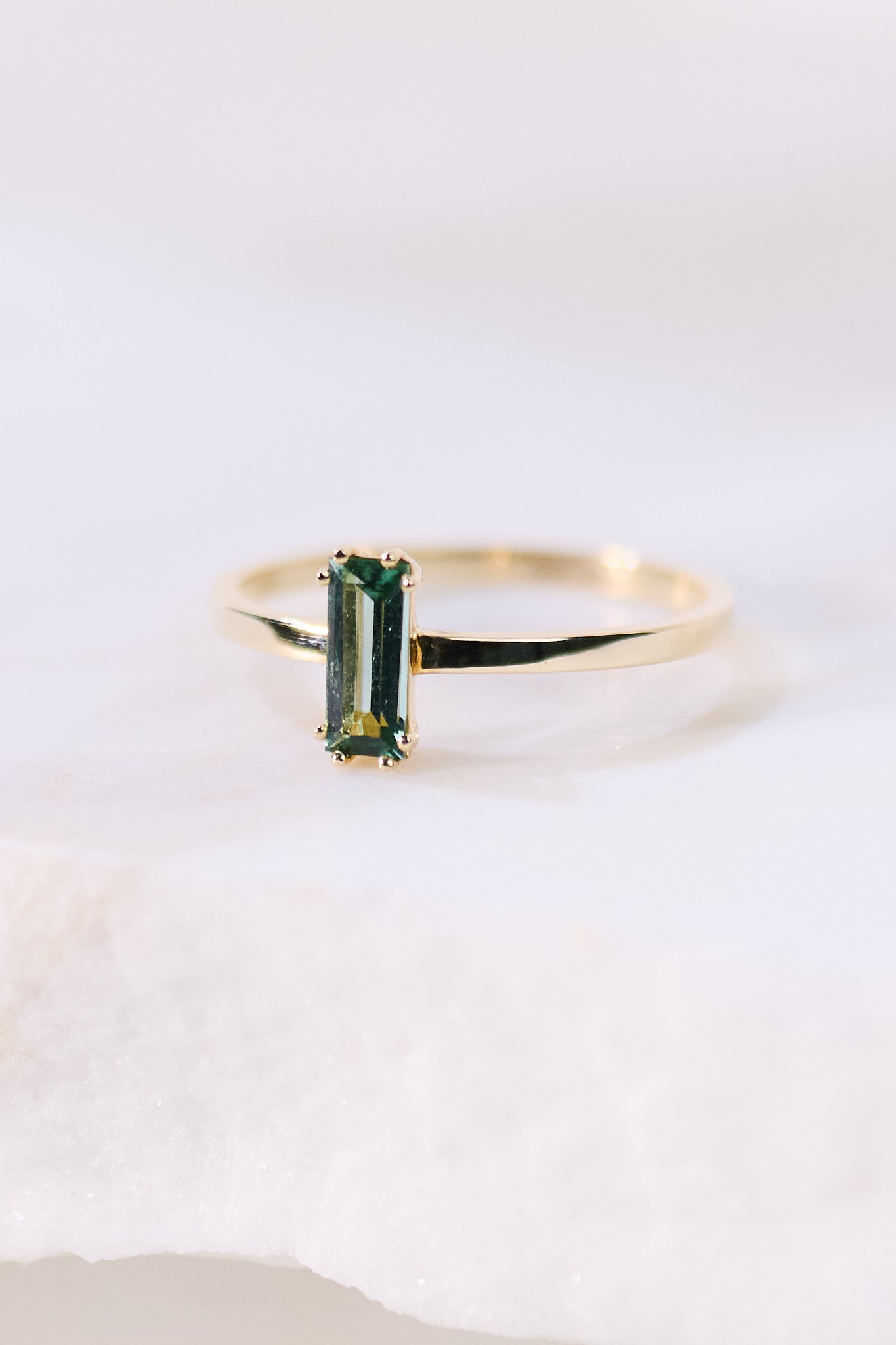 Pierścionek złoty z turmalinem B One N°35 - BELLER: Official Online Store & Luxury Jewelry Atelier