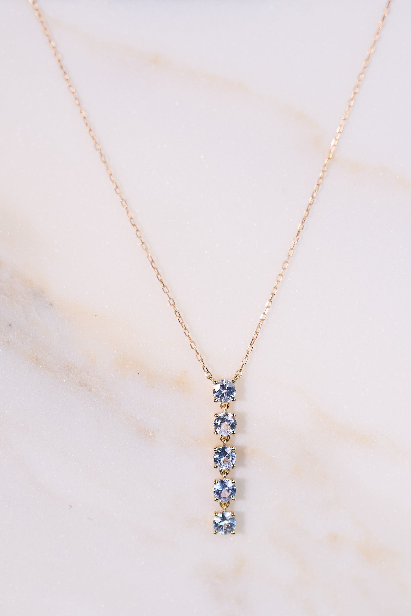 Naszyjnik złoty z szafirami B One N°5 - BELLER: Official Online Store & Luxury Jewelry Atelier
