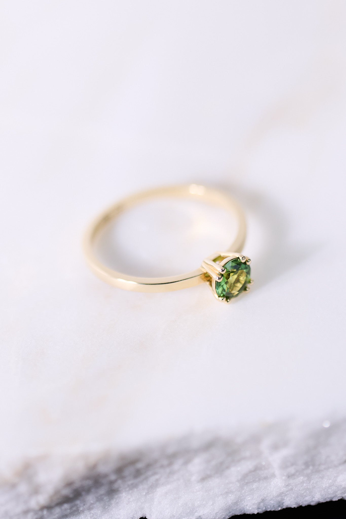 Pierścionek złoty z turmalinem B One N°31 - BELLER: Official Online Store & Luxury Jewelry Atelier