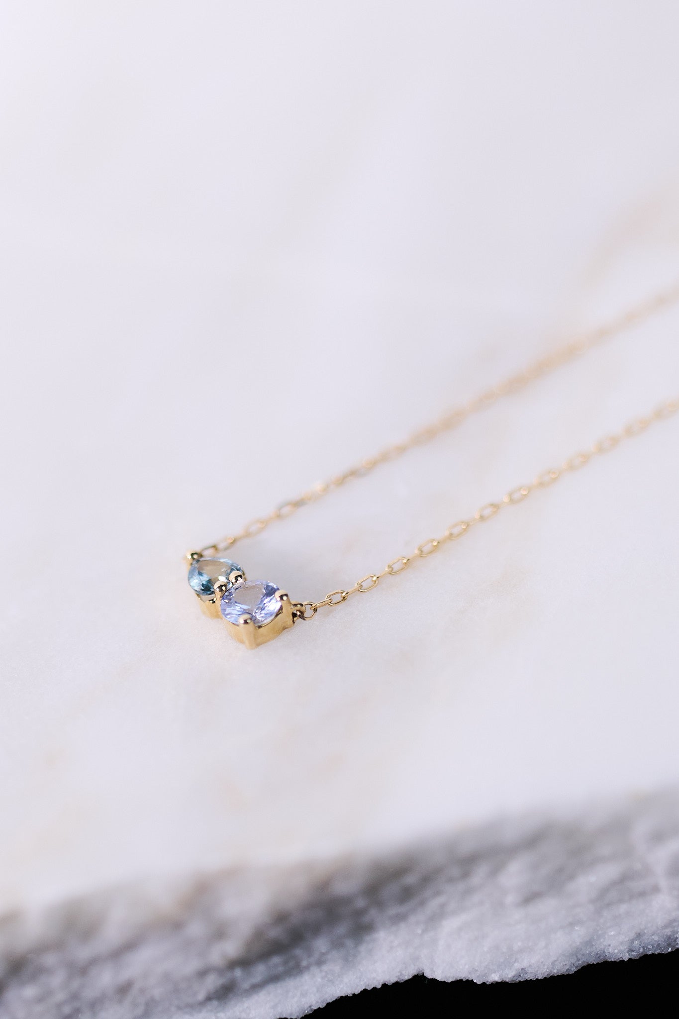 Naszyjnik złoty z szafirami B One N°4 - BELLER: Official Online Store & Luxury Jewelry Atelier