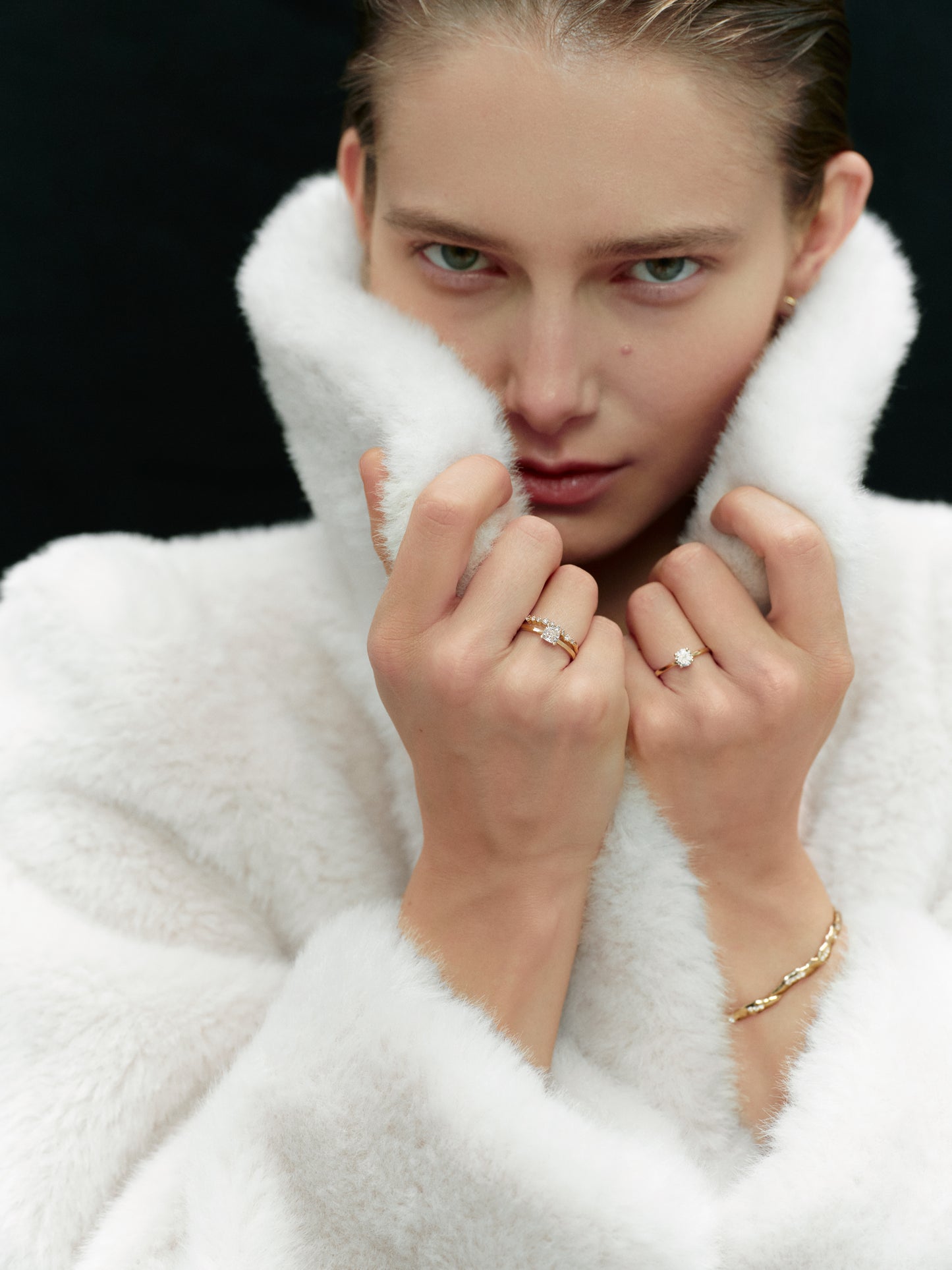 Pierścionek złoty Promise z brylantami N°41 - BELLER: Official Online Store & Luxury Jewelry Atelier