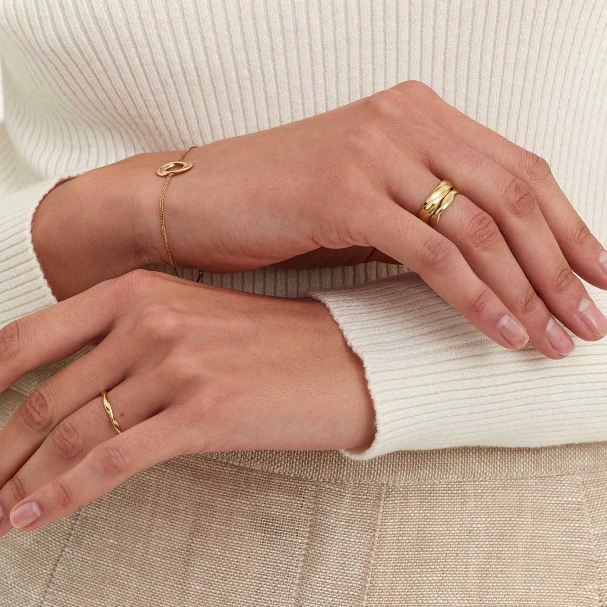 Pierścionek złoty Twirl N°3 - BELLER: Official Online Store & Luxury Jewelry Atelier