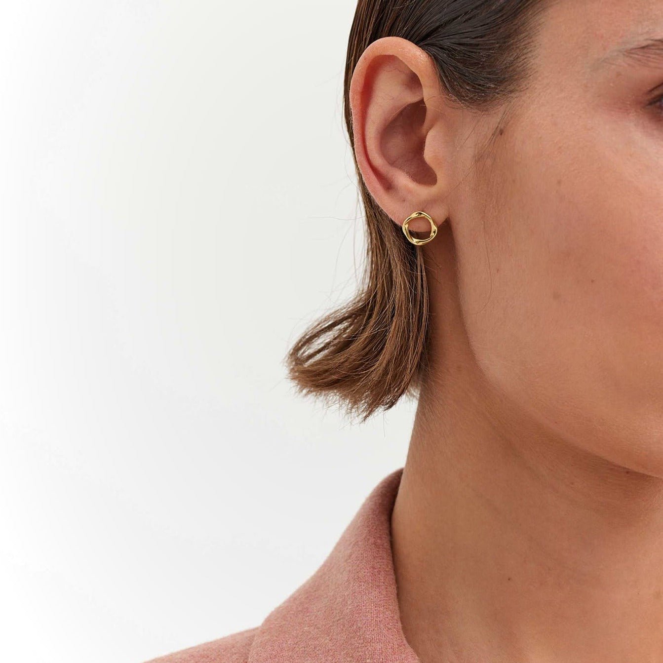 Kolczyki złote Twirl N°1 - BELLER: Official Online Store & Luxury Jewelry Atelier
