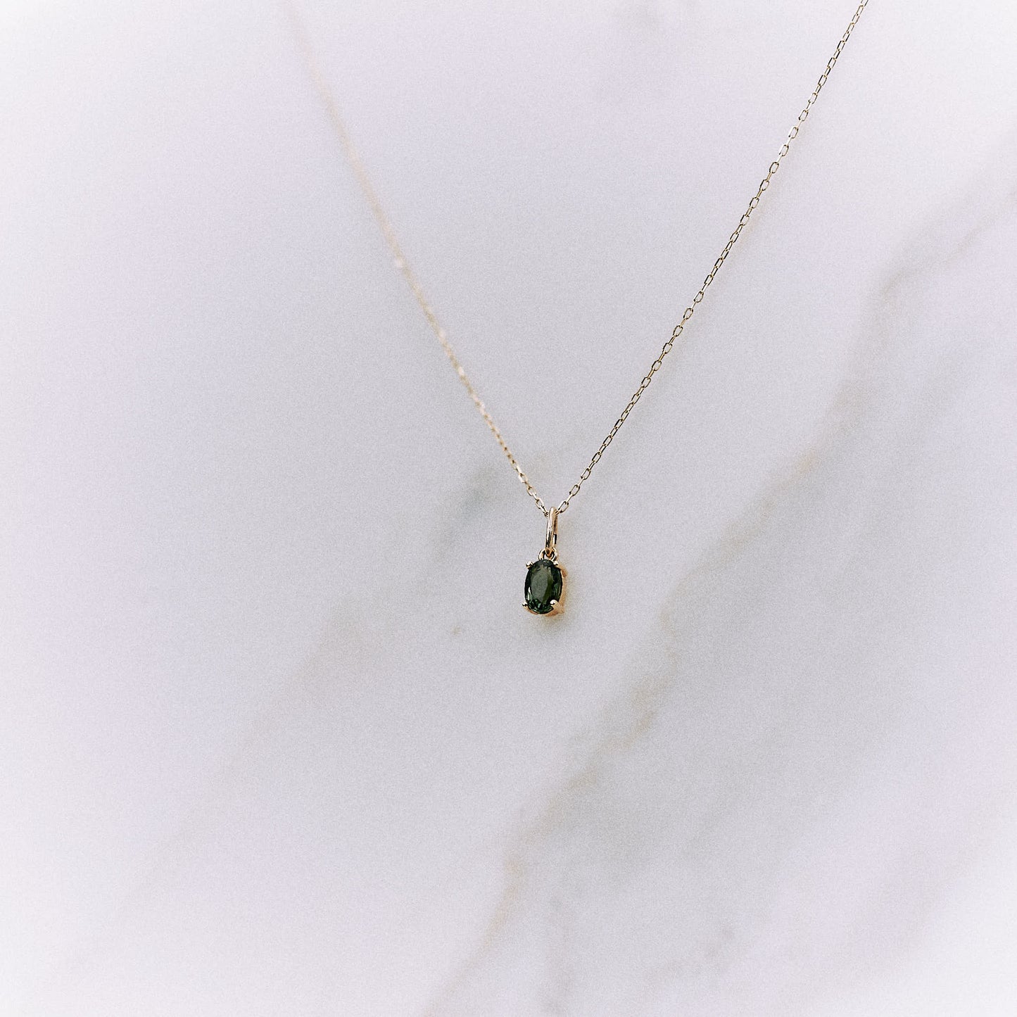 Naszyjnik złoty z turmalinem B One N°2 - BELLER: Official Online Store & Luxury Jewelry Atelier