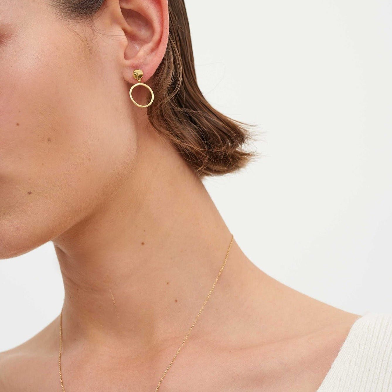 Kolczyki złote Raw N°16 - BELLER: Official Online Store & Luxury Jewelry Atelier