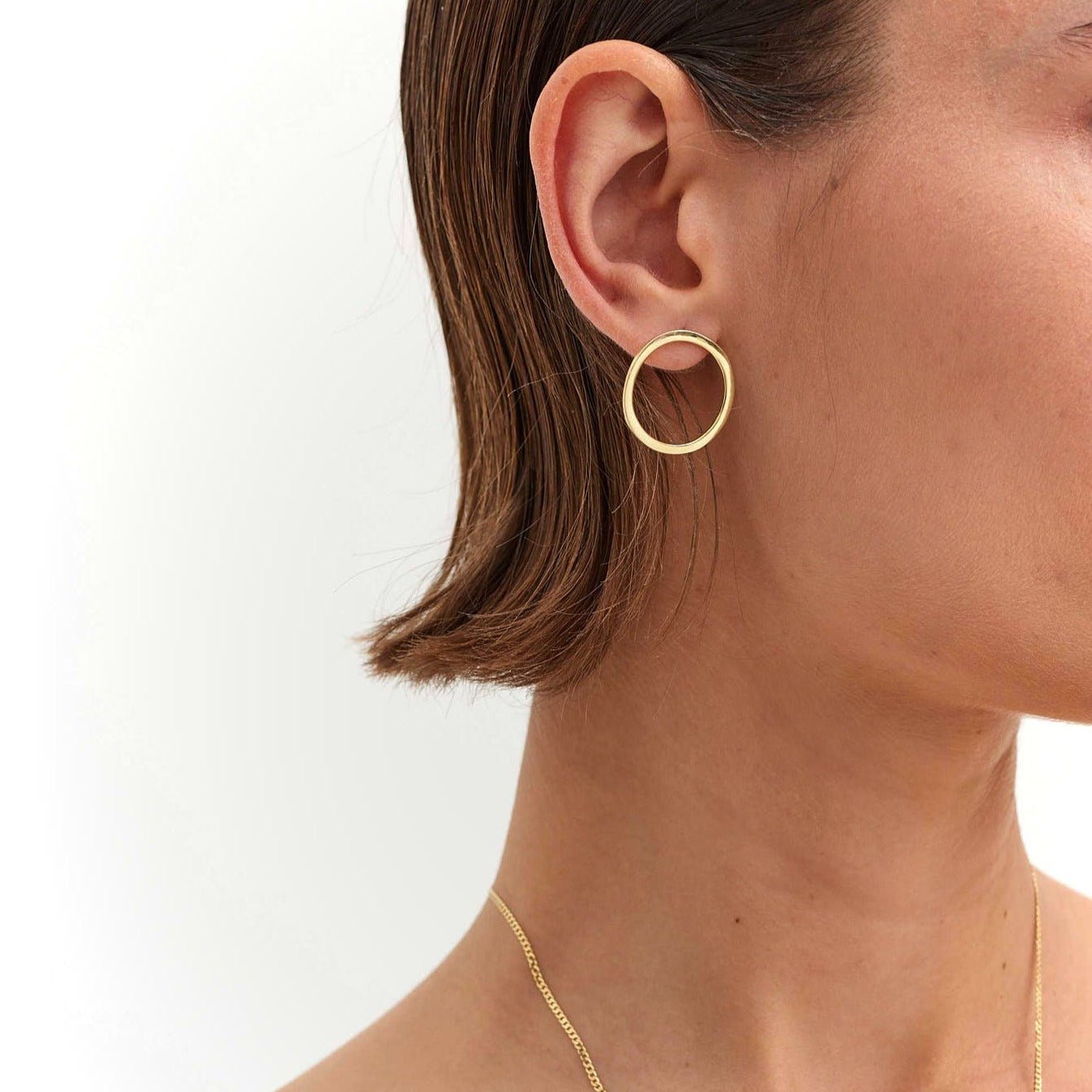 Kolczyki złote Raw N°15 - BELLER: Official Online Store & Luxury Jewelry Atelier