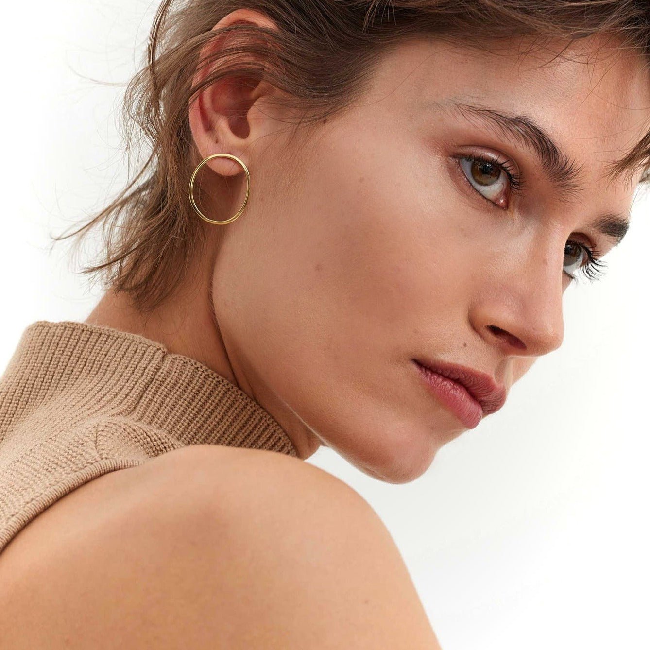 Kolczyki złote Raw N°14 - BELLER: Official Online Store & Luxury Jewelry Atelier
