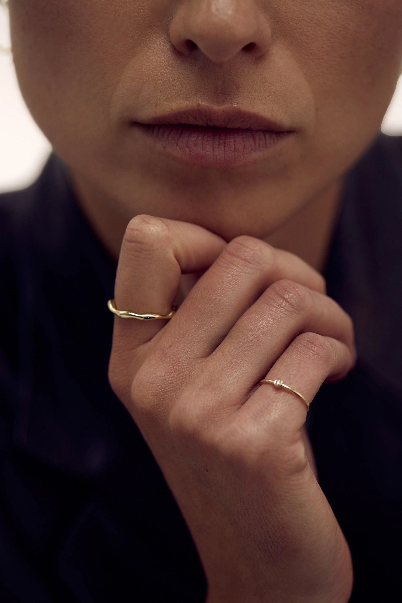 Pierścionek złoty Liquid N°7 - BELLER: Official Online Store & Luxury Jewelry Atelier