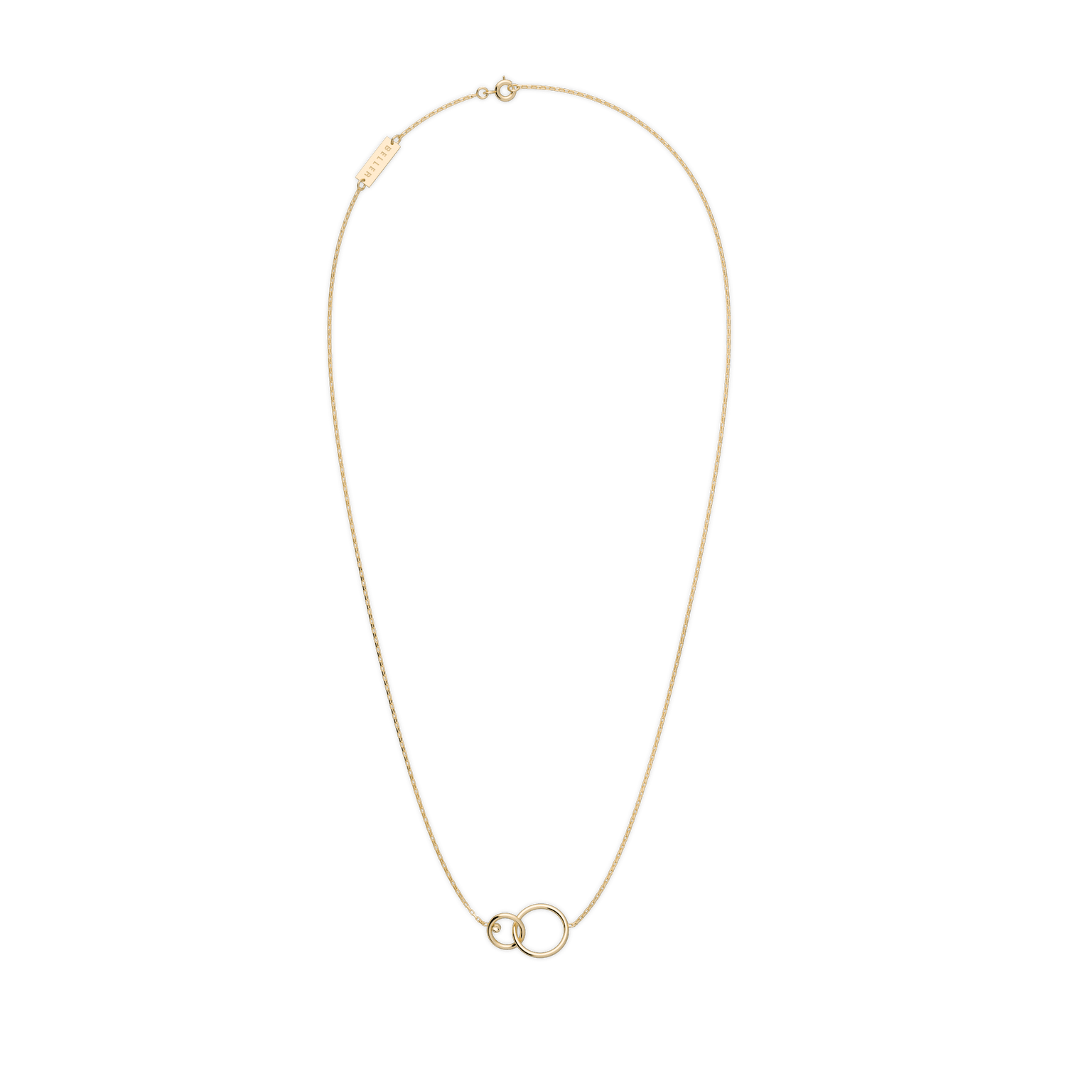 Naszyjnik złoty Minimal N°1 - BELLER: Official Online Store & Luxury Jewelry Atelier