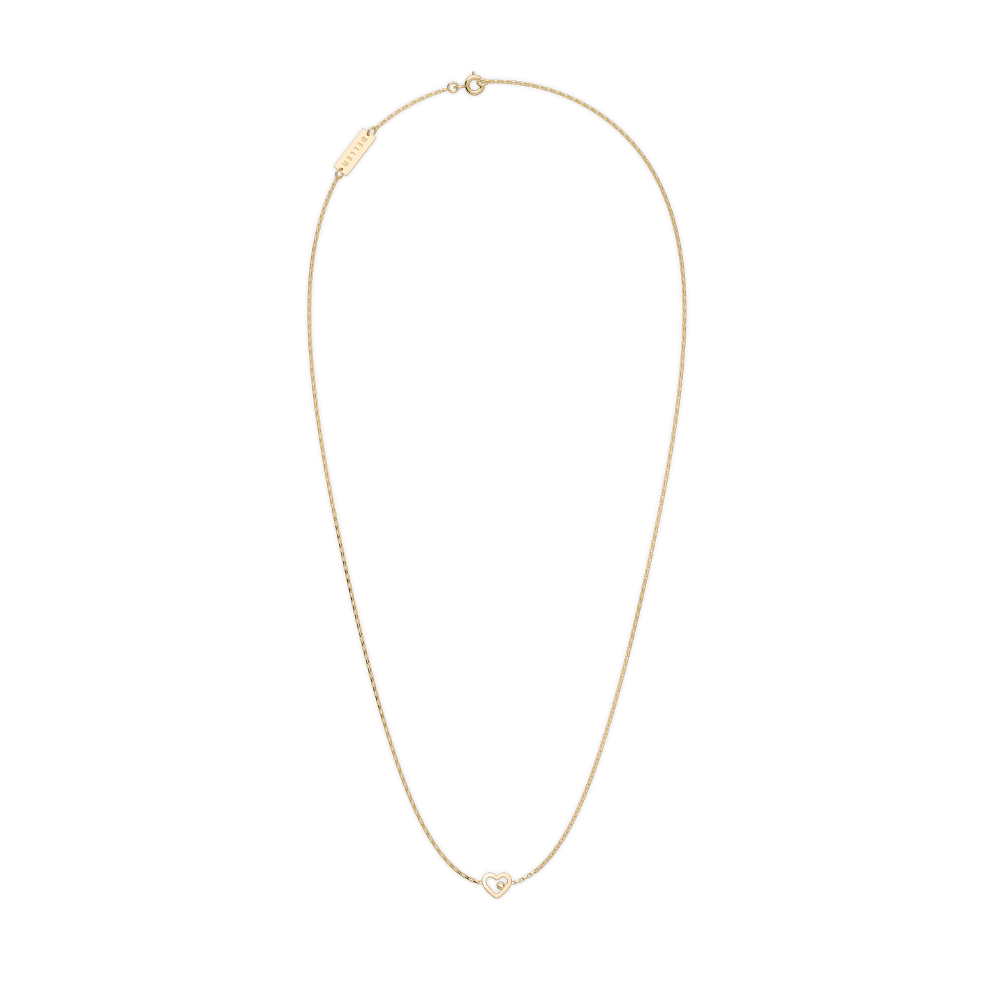 Naszyjnik złoty Minimal N°2 - BELLER: Official Online Store & Luxury Jewelry Atelier