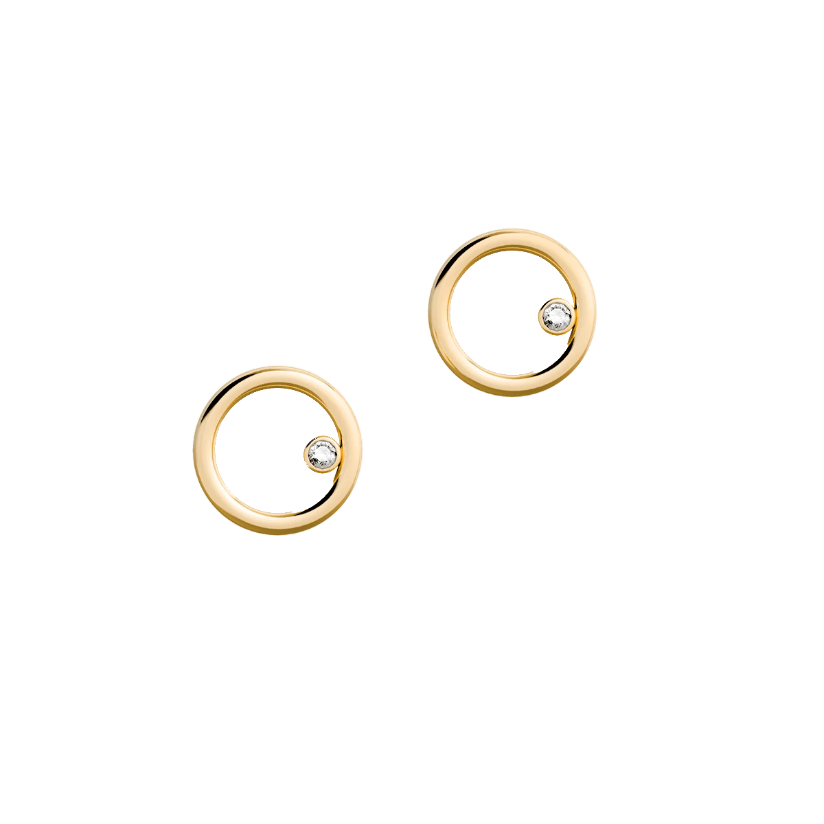 Kolczyki złote Minimal N°6 - BELLER: Official Online Store & Luxury Jewelry Atelier