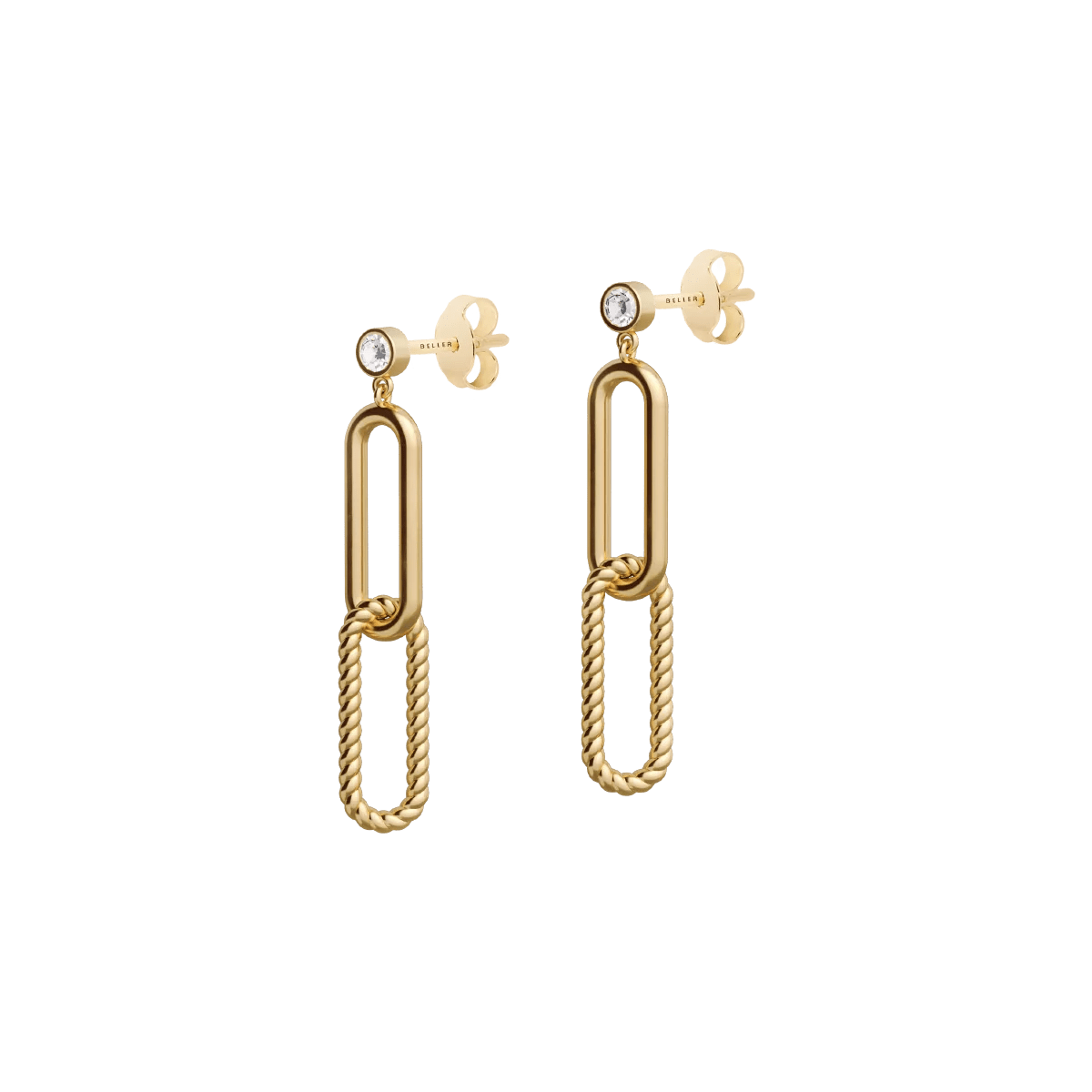 Kolczyki złote Elements N°4 - BELLER: Official Online Store & Luxury Jewelry Atelier