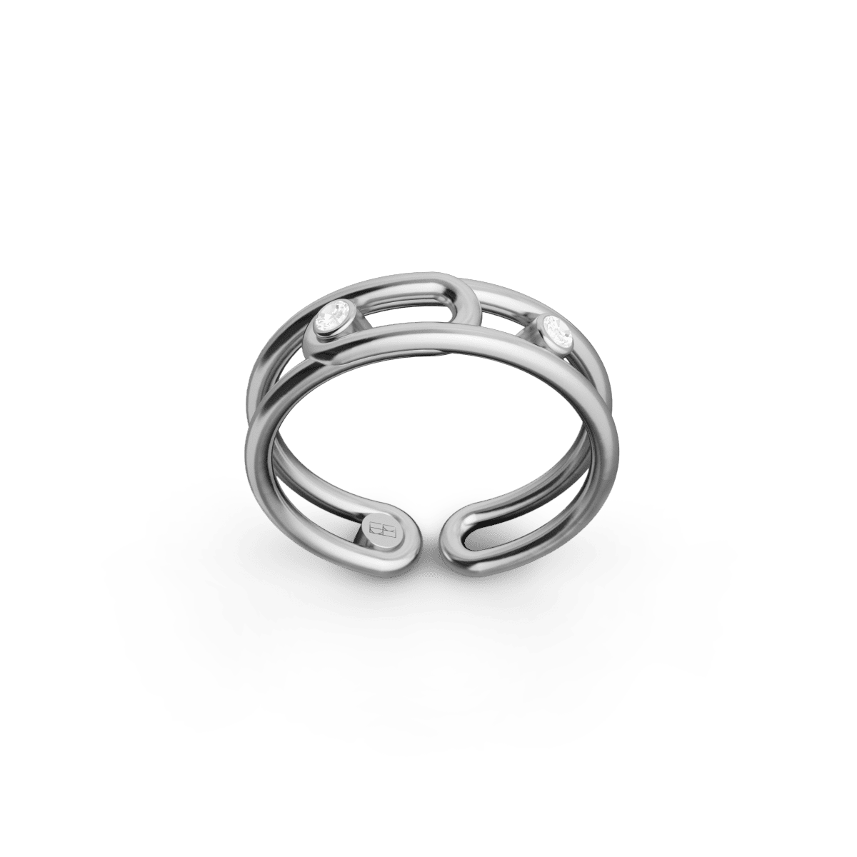 Pierścionek srebrny Elements N°8 - BELLER: Official Online Store & Luxury Jewelry Atelier