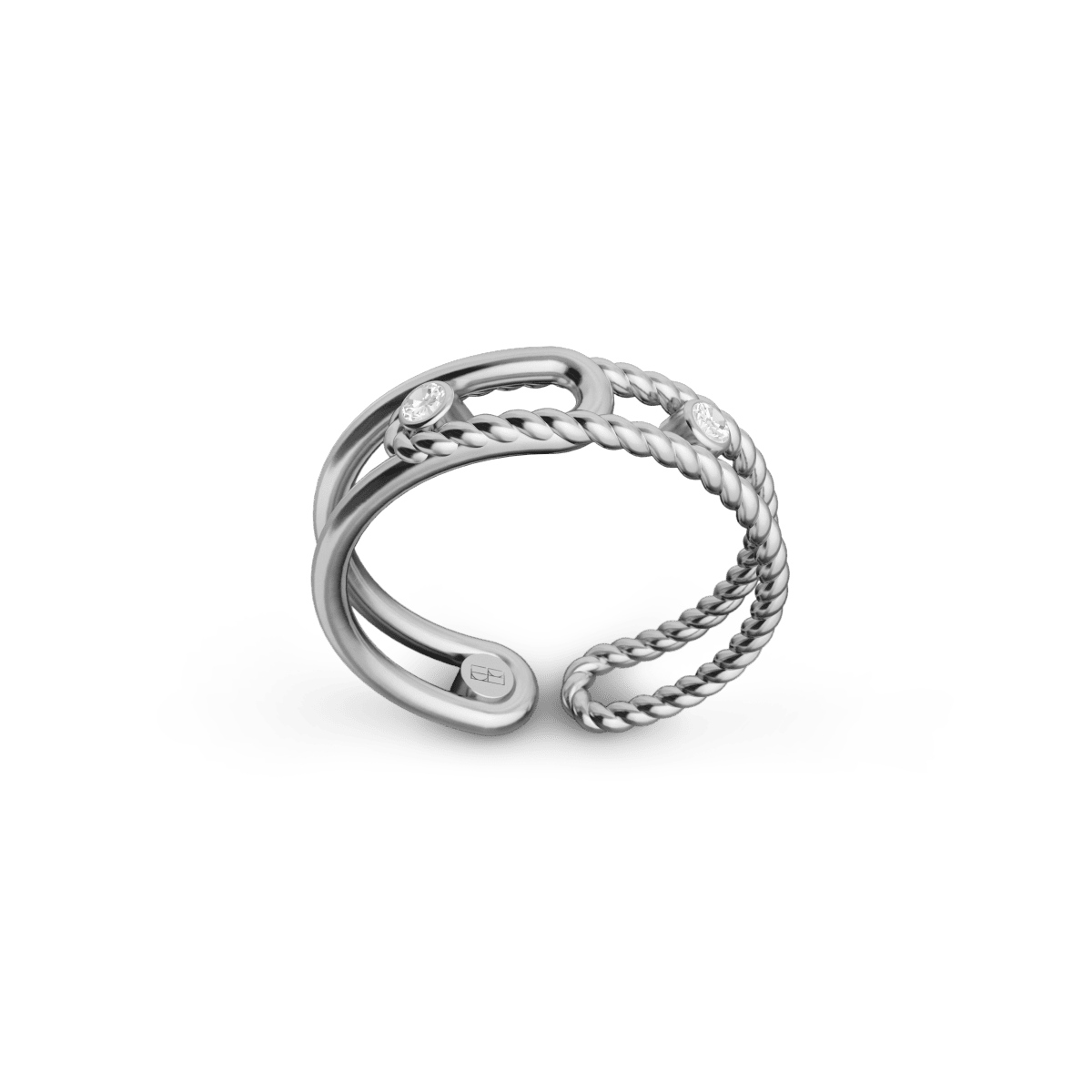 Pierścionek srebrny Elements N°9 - BELLER: Official Online Store & Luxury Jewelry Atelier