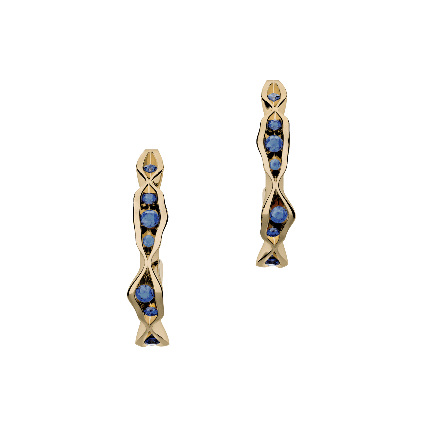 Kolczyki złote On the edge N°6 - BELLER: Official Online Store & Luxury Jewelry Atelier