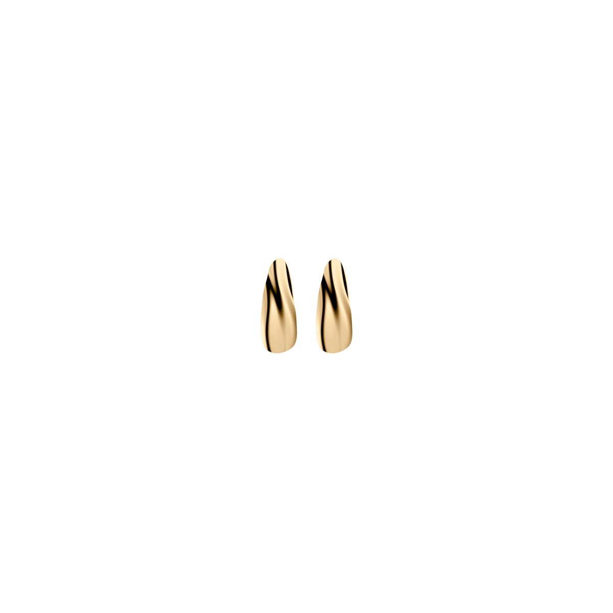 Kolczyki złote Liquid N°11 - BELLER: Official Online Store & Luxury Jewelry Atelier