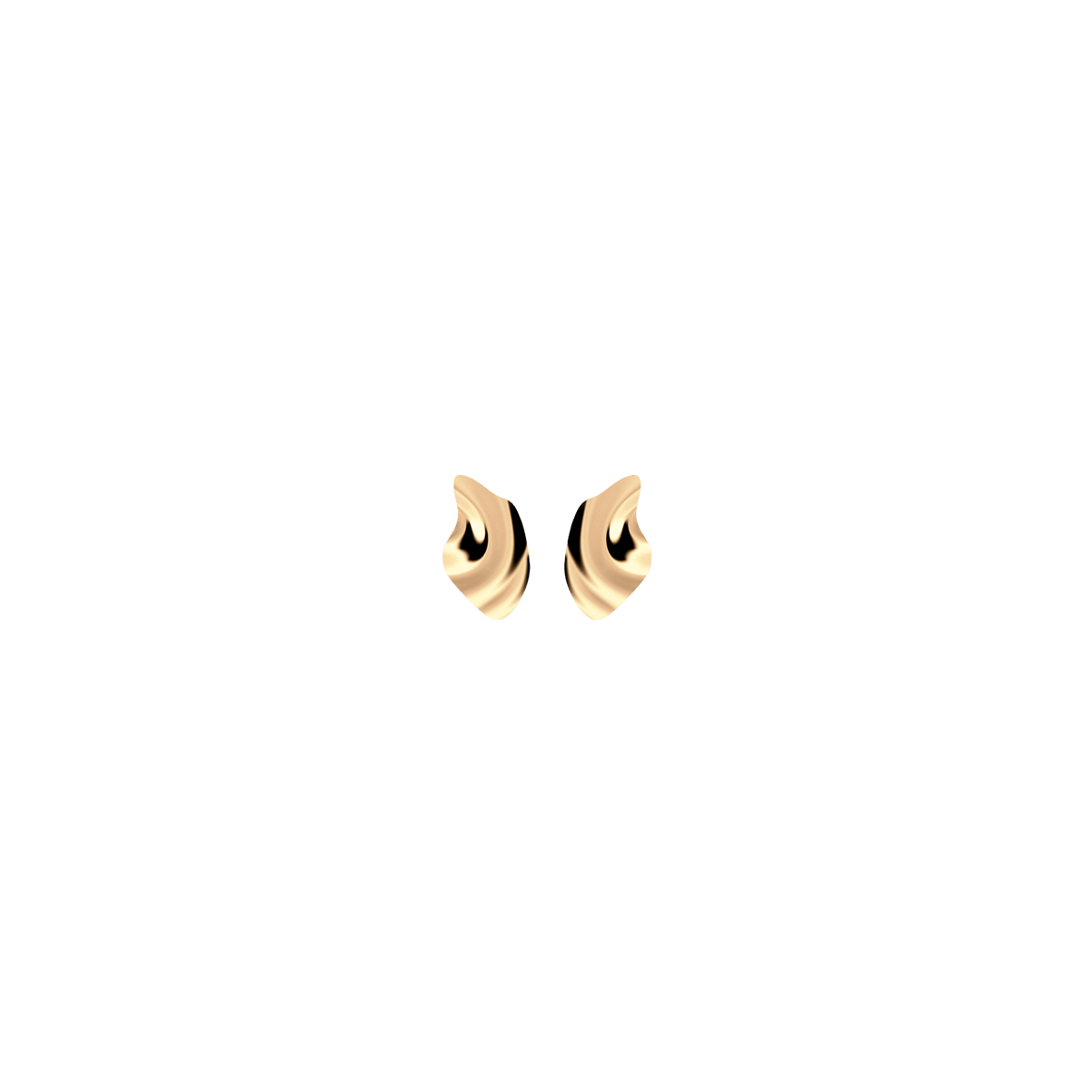 Kolczyki złote Liquid N°12 - BELLER: Official Online Store & Luxury Jewelry Atelier