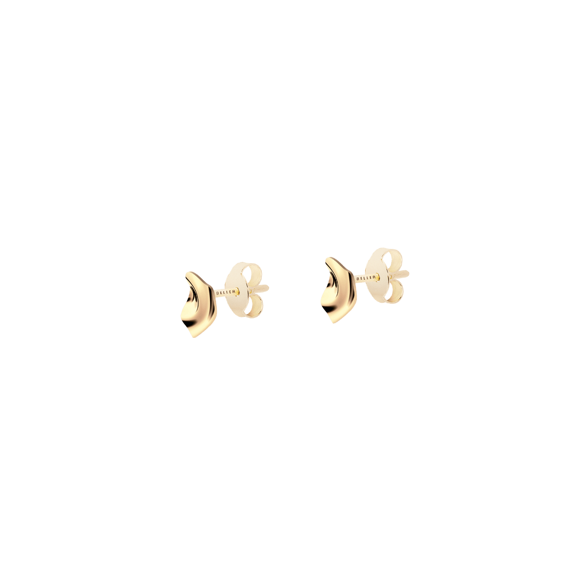 Kolczyki złote Liquid N°12 - BELLER: Official Online Store & Luxury Jewelry Atelier