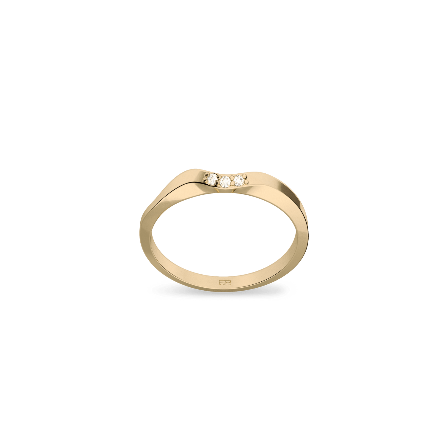 Pierścionek złoty On the edge N°4 - BELLER: Official Online Store & Luxury Jewelry Atelier