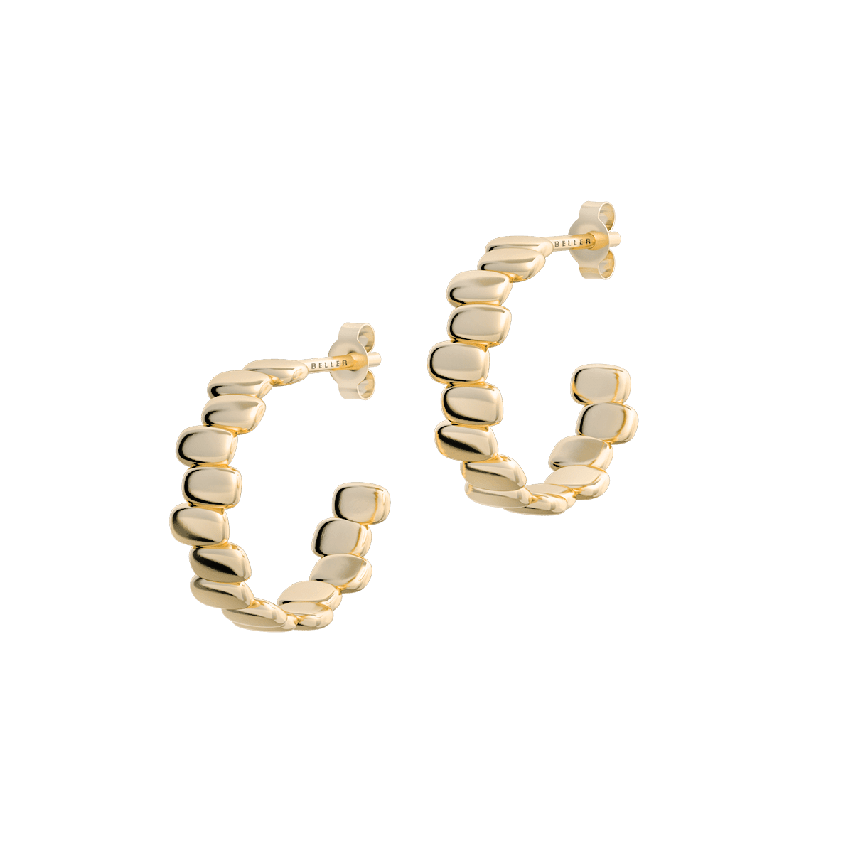Kolczyki złote Cube N°12 - BELLER: Official Online Store & Luxury Jewelry Atelier