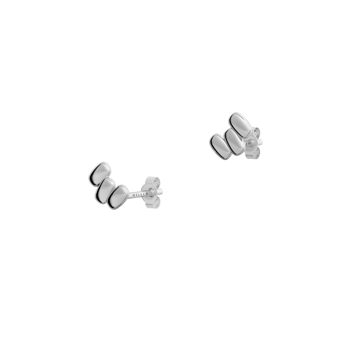 Kolczyki srebrne Cube N°3 - BELLER: Official Online Store & Luxury Jewelry Atelier