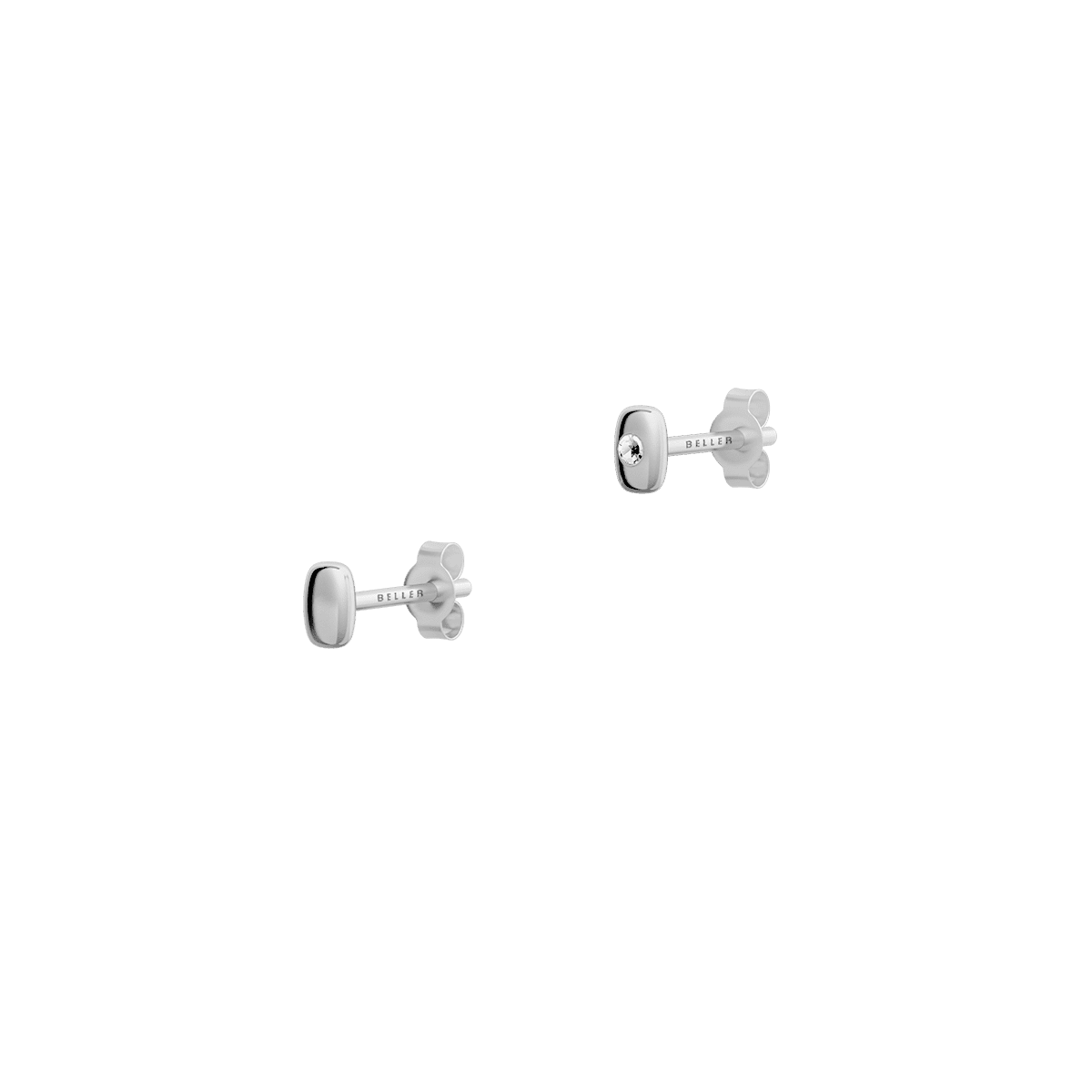 Kolczyki srebrne Cube N°5 - BELLER: Official Online Store & Luxury Jewelry Atelier