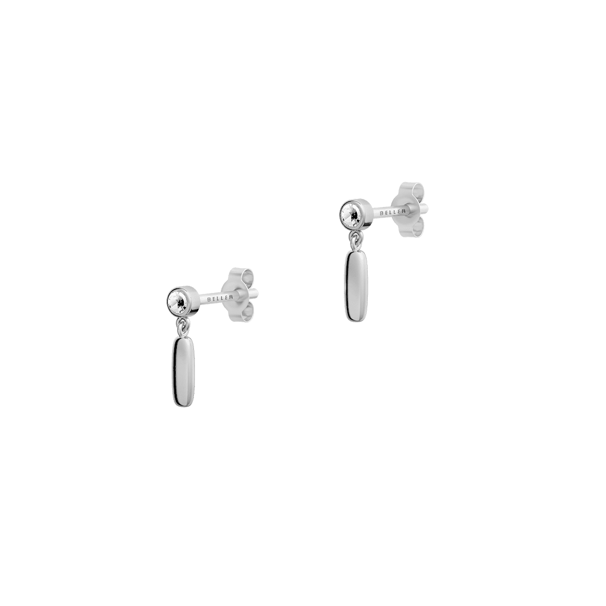 Kolczyki srebrne Cube N°8 - BELLER: Official Online Store & Luxury Jewelry Atelier