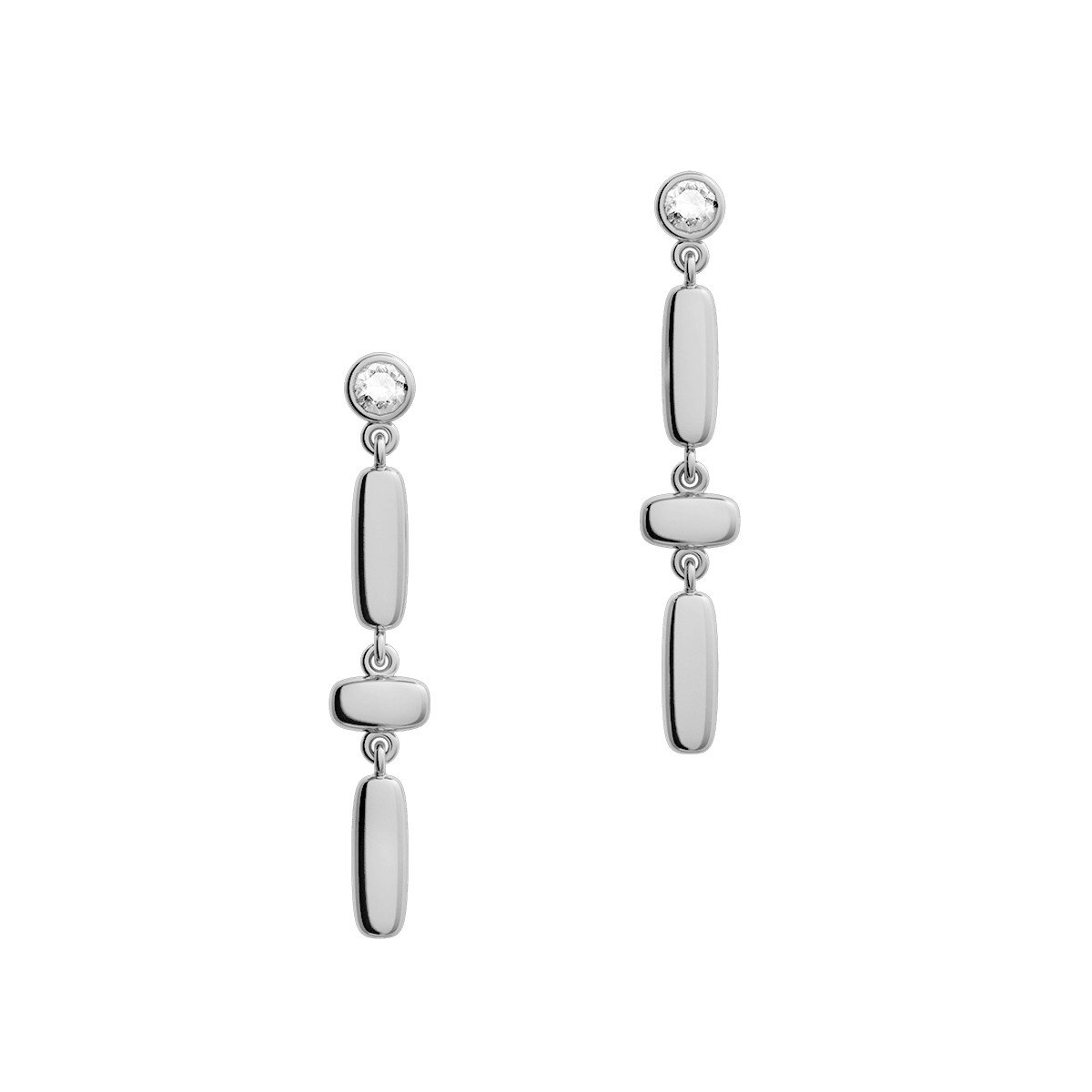 Kolczyki srebrne Cube N°9 - BELLER: Official Online Store & Luxury Jewelry Atelier
