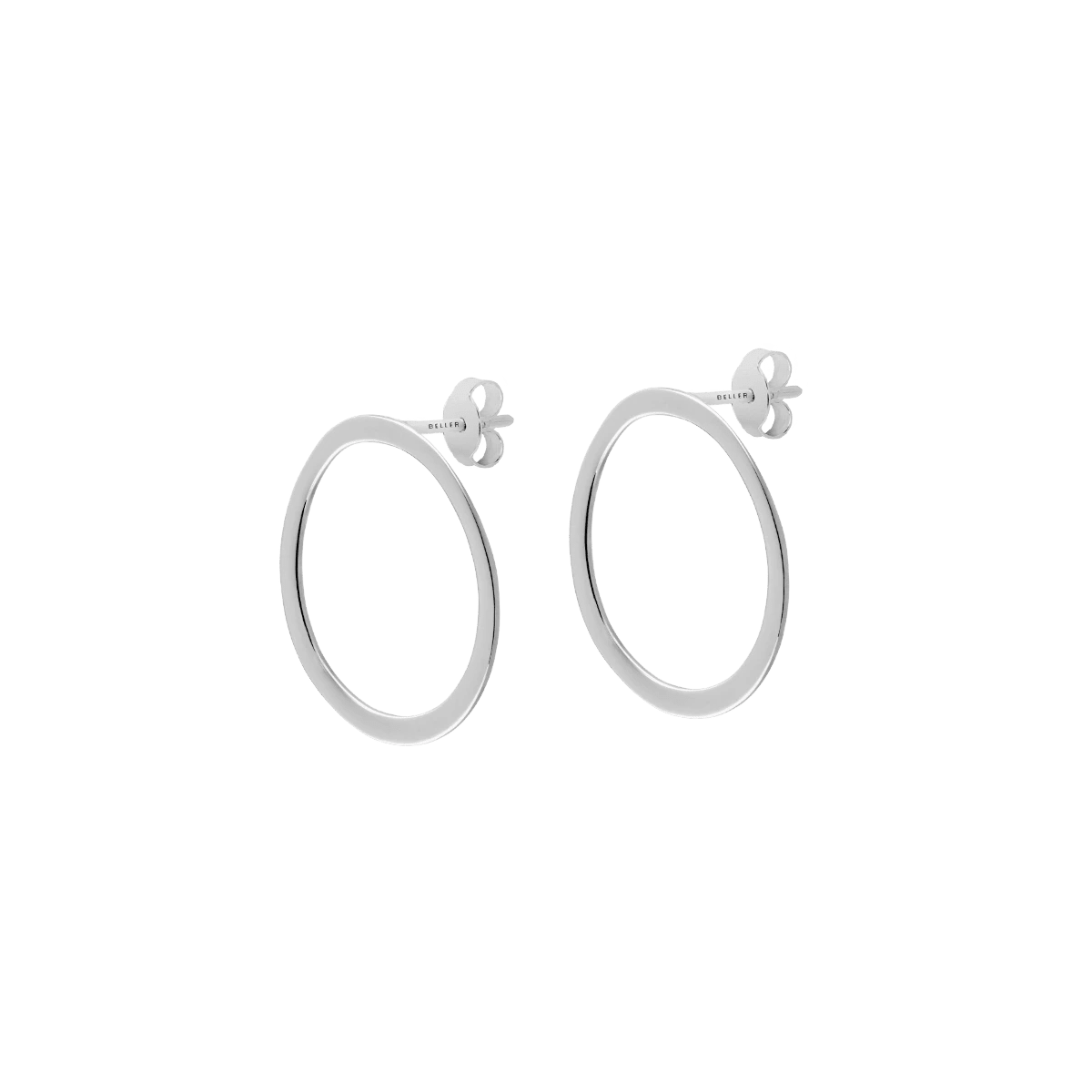 Kolczyki srebrne Raw N°15 - BELLER: Official Online Store & Luxury Jewelry Atelier