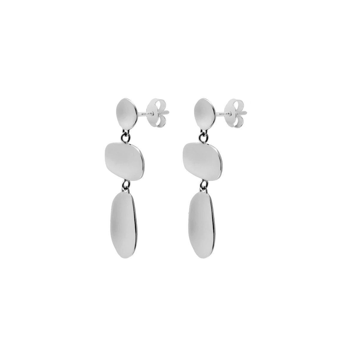 Kolczyki srebrne Raw N°9 - BELLER: Official Online Store & Luxury Jewelry Atelier