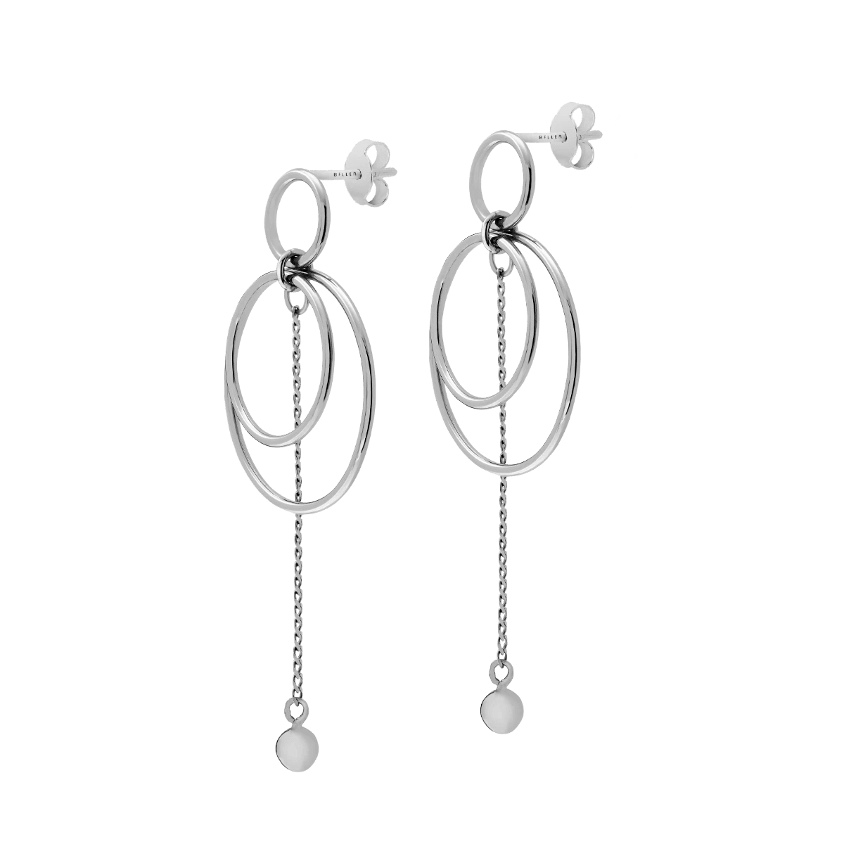 Kolczyki srebrne Round N°4 - BELLER: Official Online Store & Luxury Jewelry Atelier