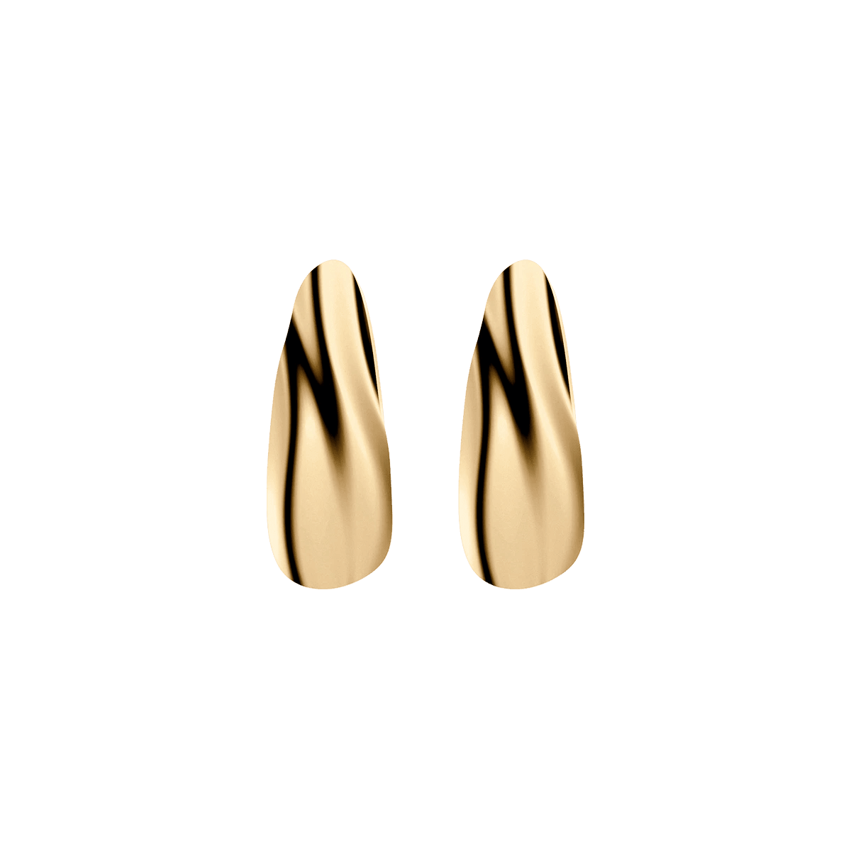 Kolczyki złote Liquid N°2 - BELLER: Official Online Store & Luxury Jewelry Atelier