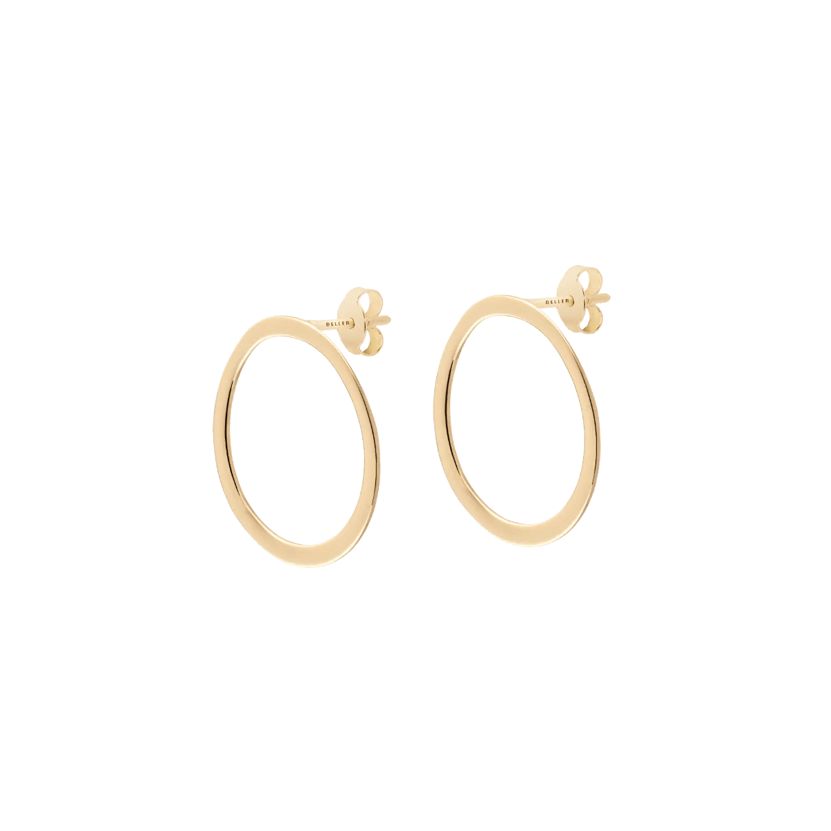 Kolczyki złote Raw N°15 - BELLER: Official Online Store & Luxury Jewelry Atelier