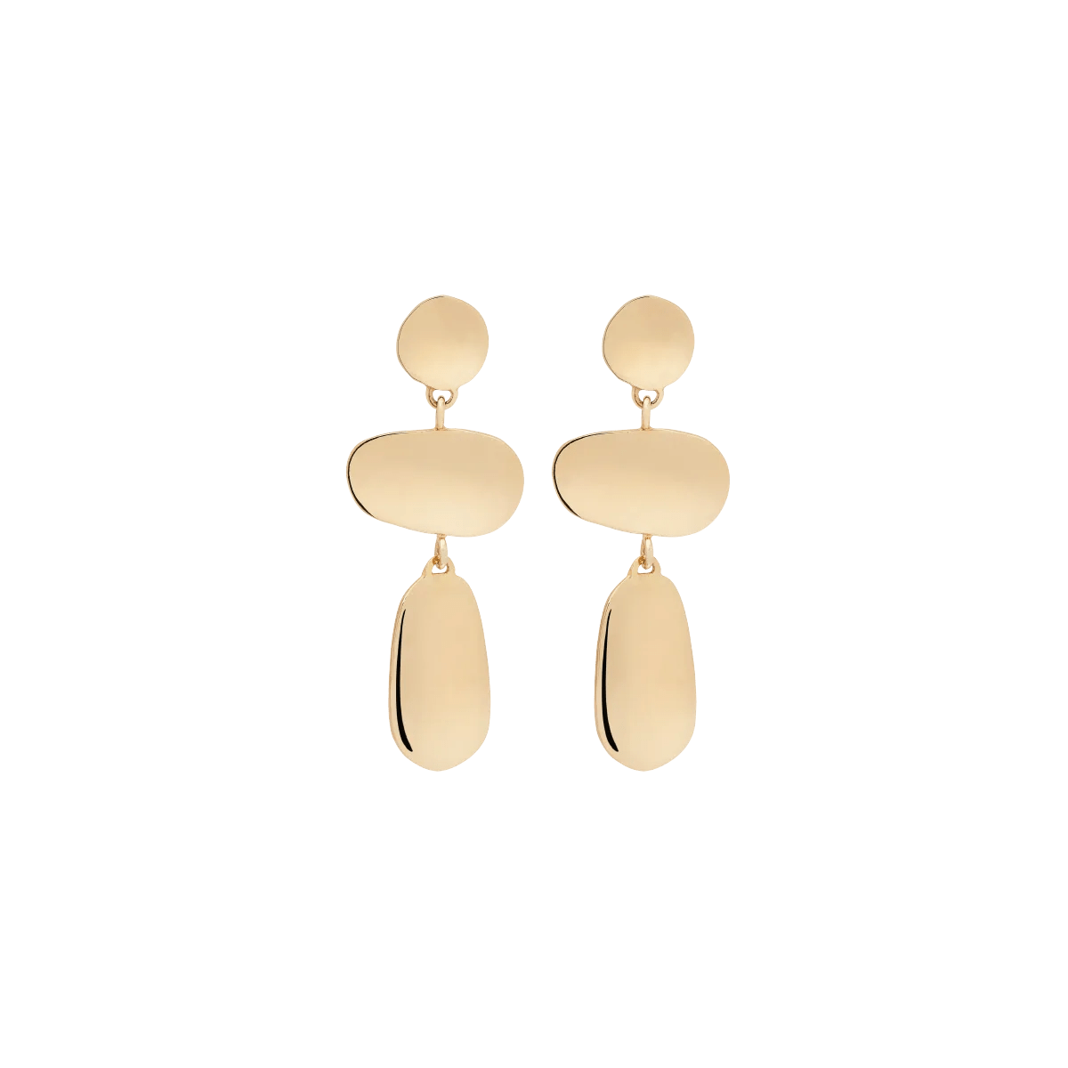 Kolczyki złote Raw N°9 - BELLER: Official Online Store & Luxury Jewelry Atelier