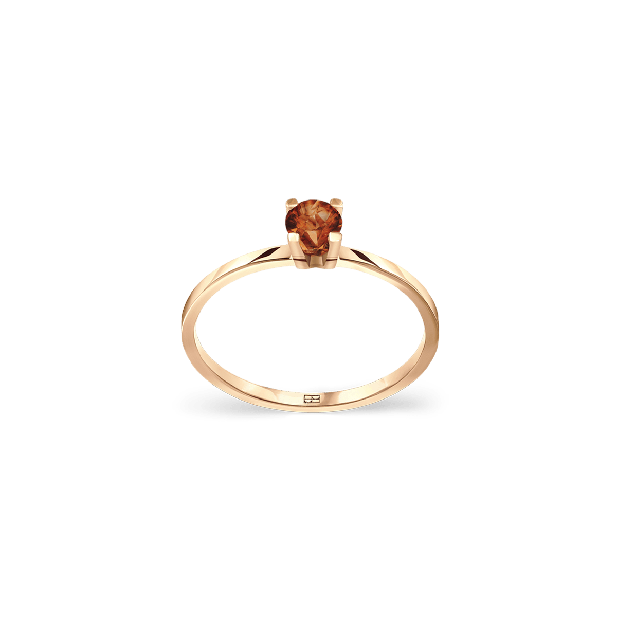 Pierścionek złoty z granatem Your Way N°4 - BELLER: Official Online Store & Luxury Jewelry Atelier