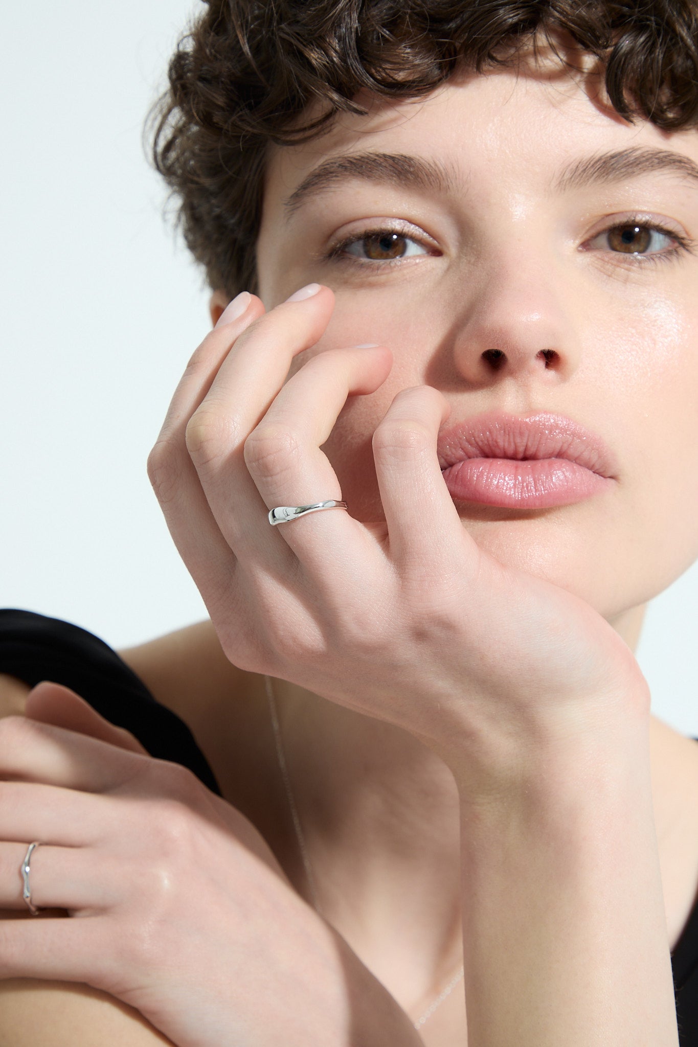 Pierścionek srebrny Liquid N°3 - BELLER: Official Online Store & Luxury Jewelry Atelier
