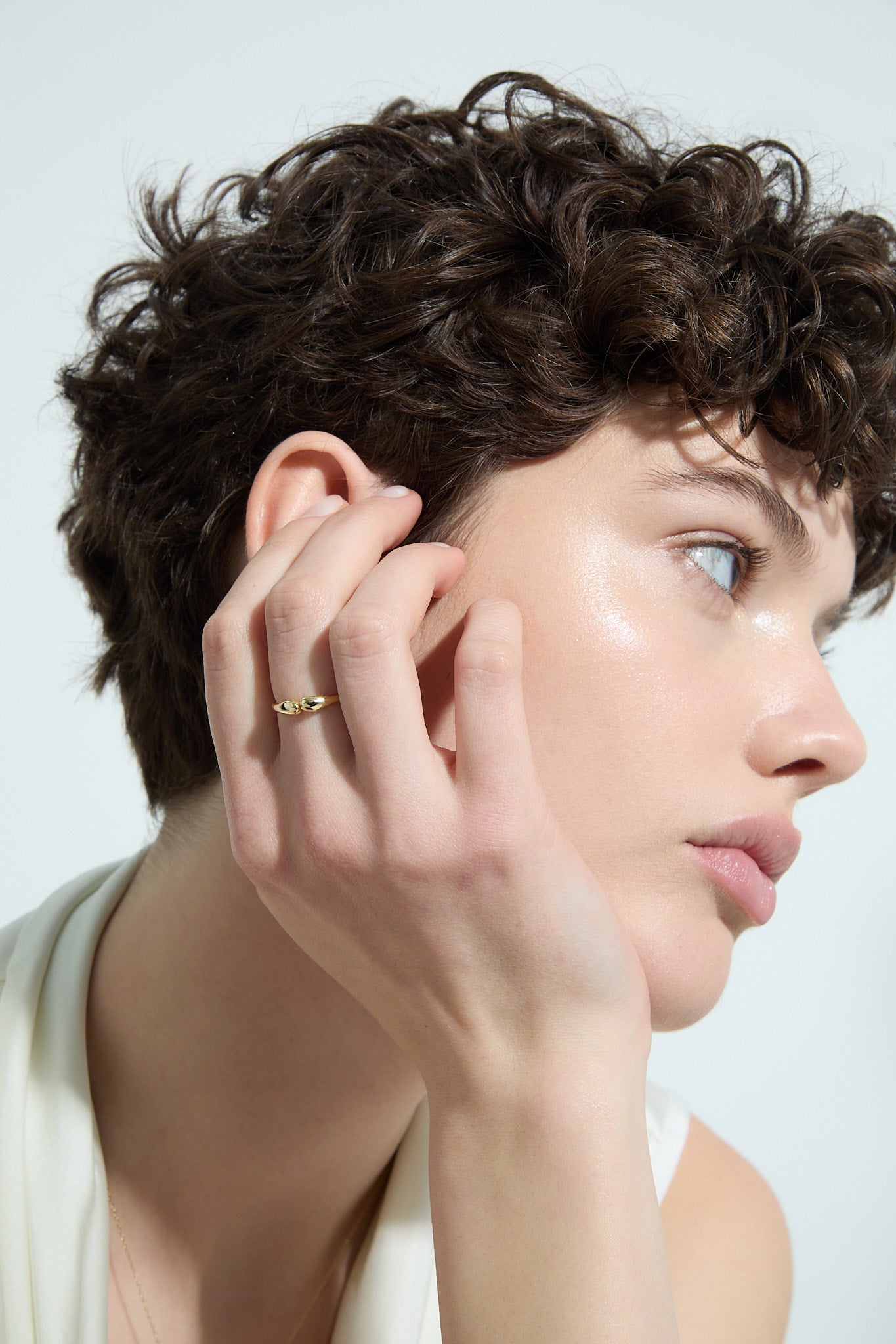 Pierścionek złoty Liquid N°2 - BELLER: Official Online Store & Luxury Jewelry Atelier
