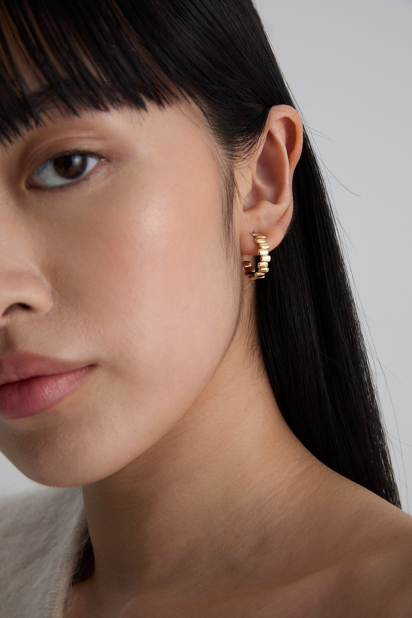 Kolczyki złote Cube N°12 - BELLER: Official Online Store & Luxury Jewelry Atelier