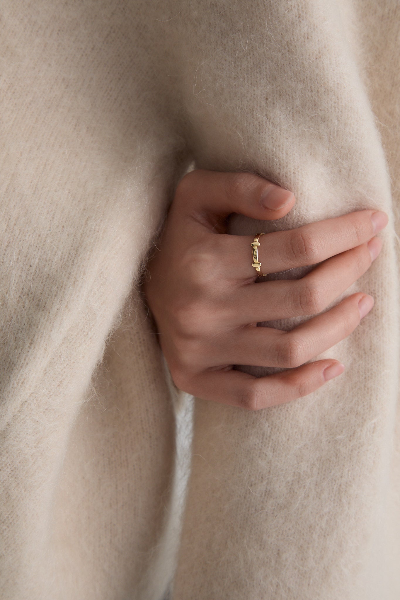Pierścionek złoty Cube N°6 - BELLER: Official Online Store & Luxury Jewelry Atelier