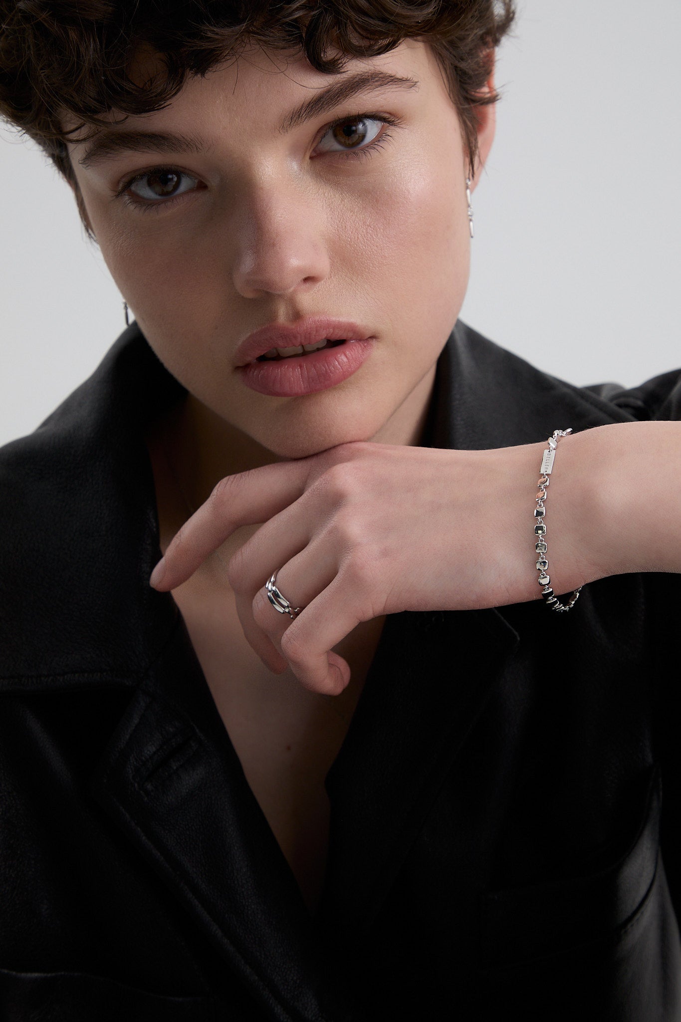 Bransoletka srebrna Cube N°5 - BELLER: Official Online Store & Luxury Jewelry Atelier