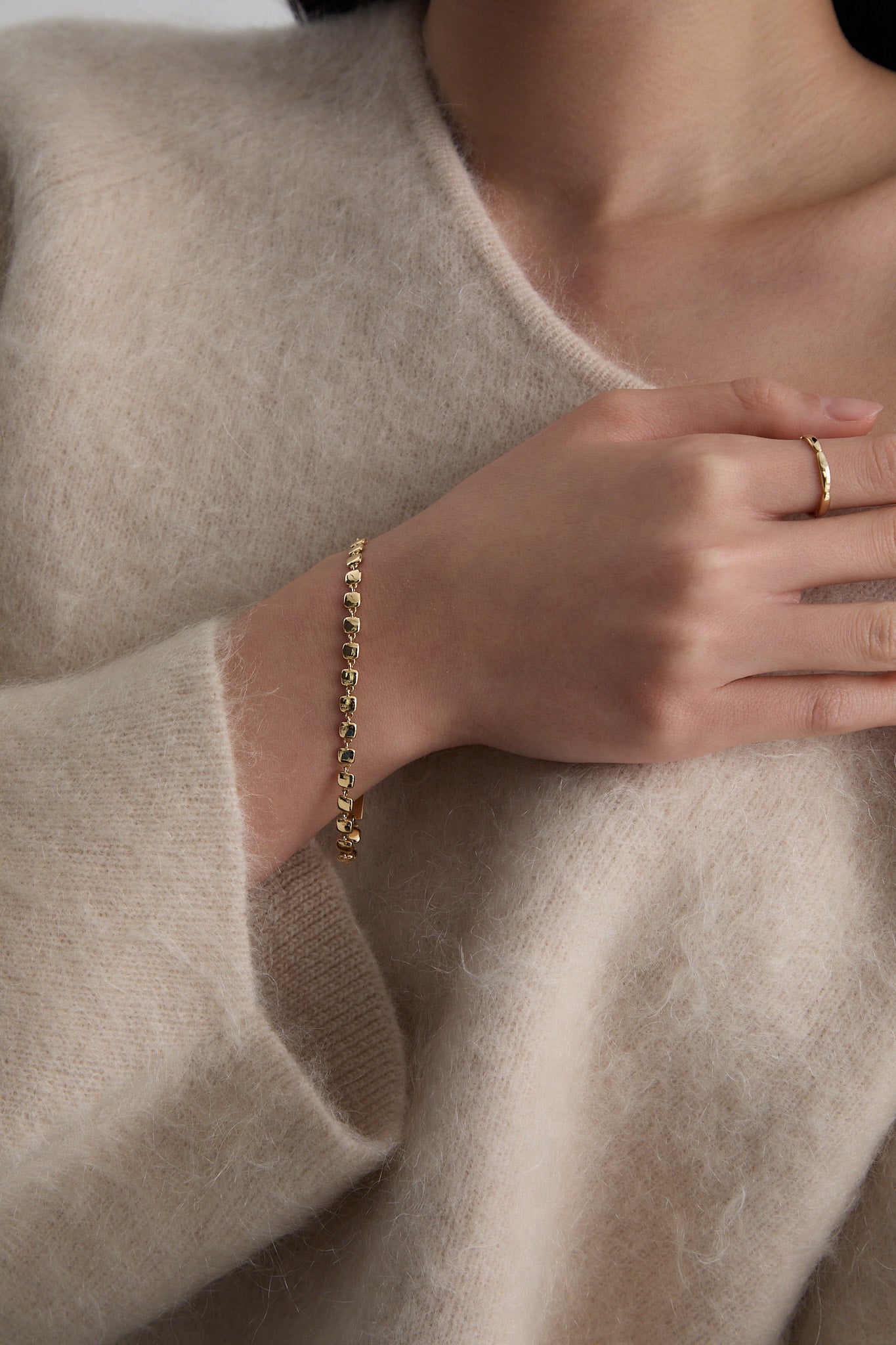Bransoletka złota Cube N°5 - BELLER: Official Online Store & Luxury Jewelry Atelier