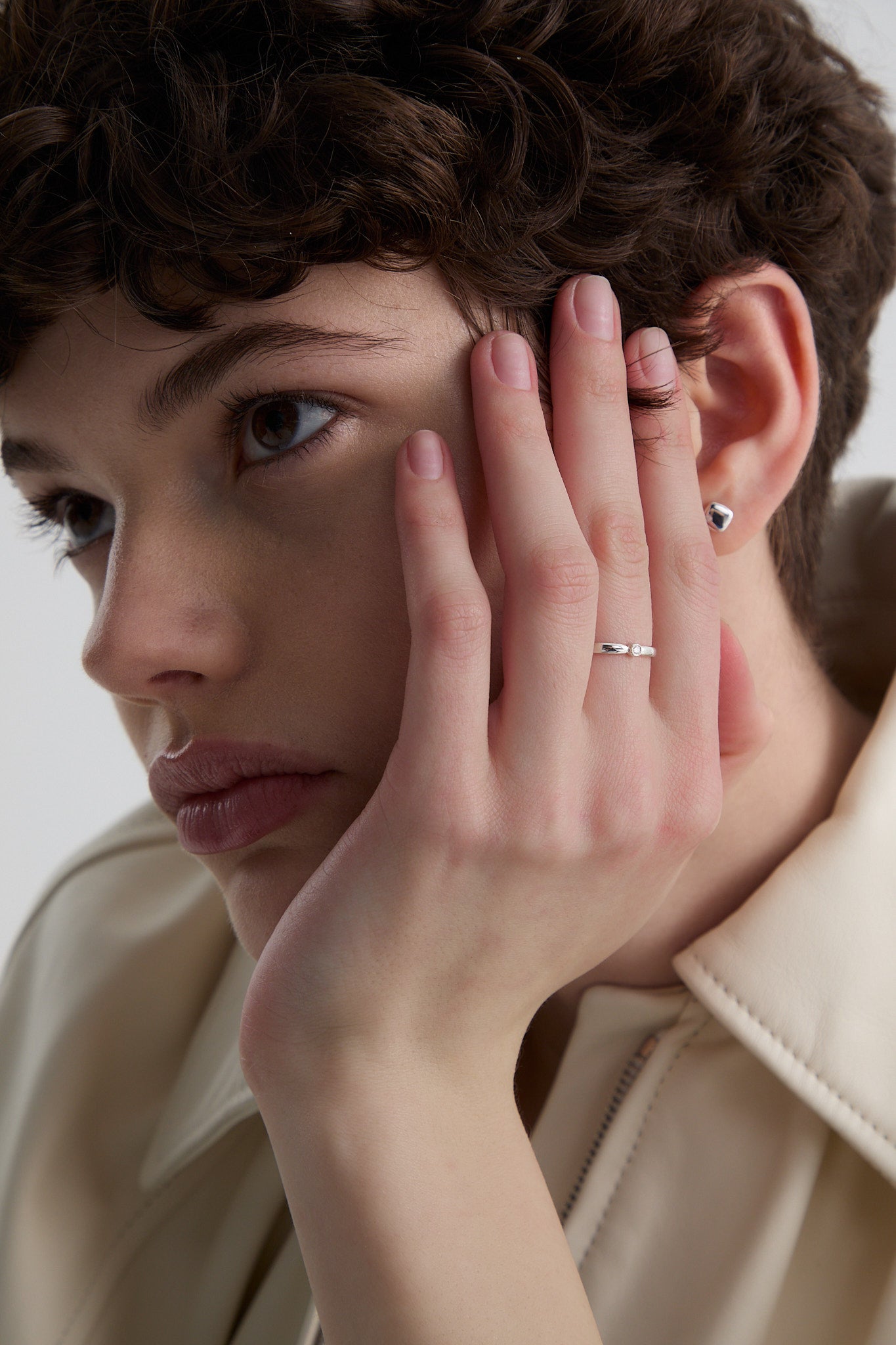 Pierścionek srebrny Cube N°5 - BELLER: Official Online Store & Luxury Jewelry Atelier