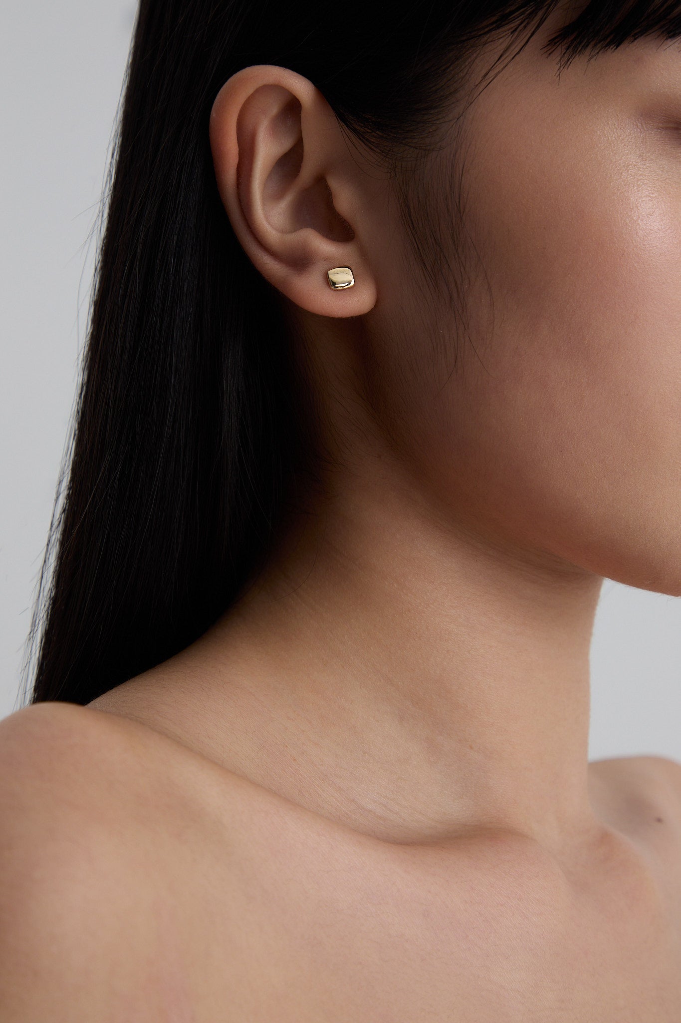 Kolczyki złote Cube N°2 - BELLER: Official Online Store & Luxury Jewelry Atelier