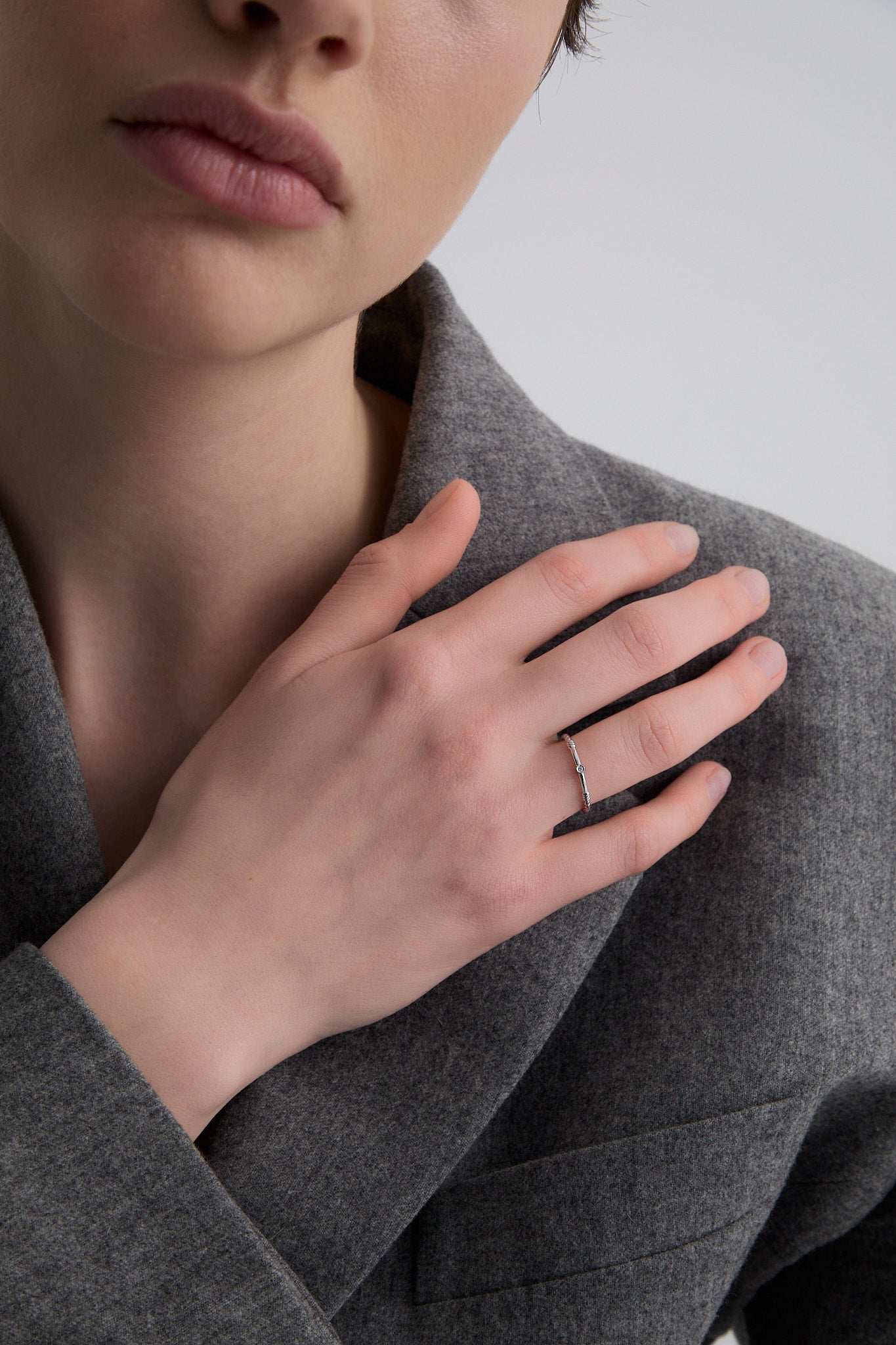 Pierścionek srebrny Elements N°3 - BELLER: Official Online Store & Luxury Jewelry Atelier