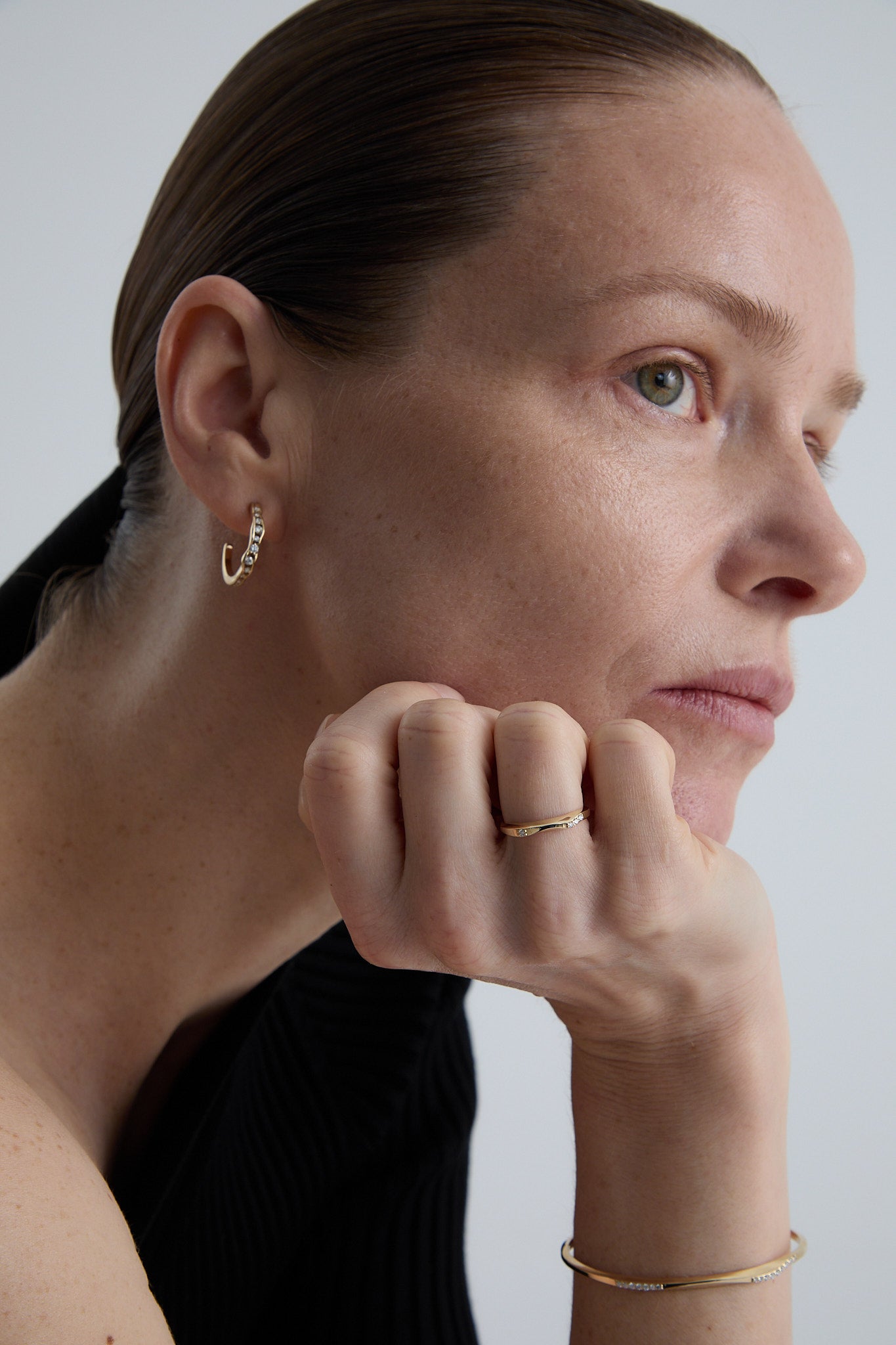Kolczyki złote On the edge N°1 - BELLER: Official Online Store & Luxury Jewelry Atelier