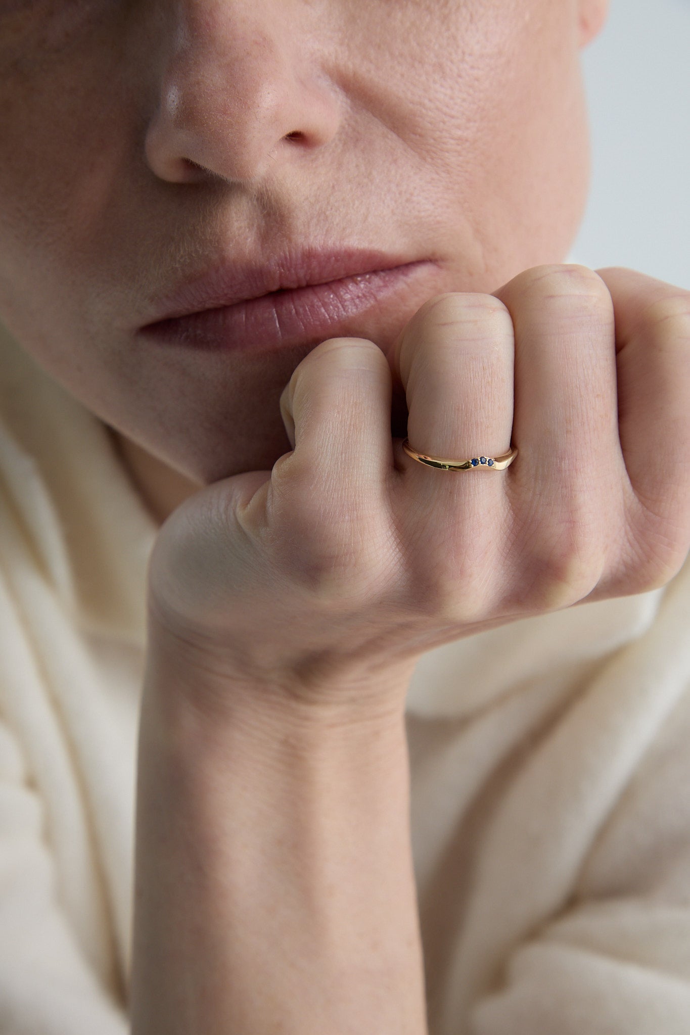 Pierścionek złoty On the edge N°13 - BELLER: Official Online Store & Luxury Jewelry Atelier