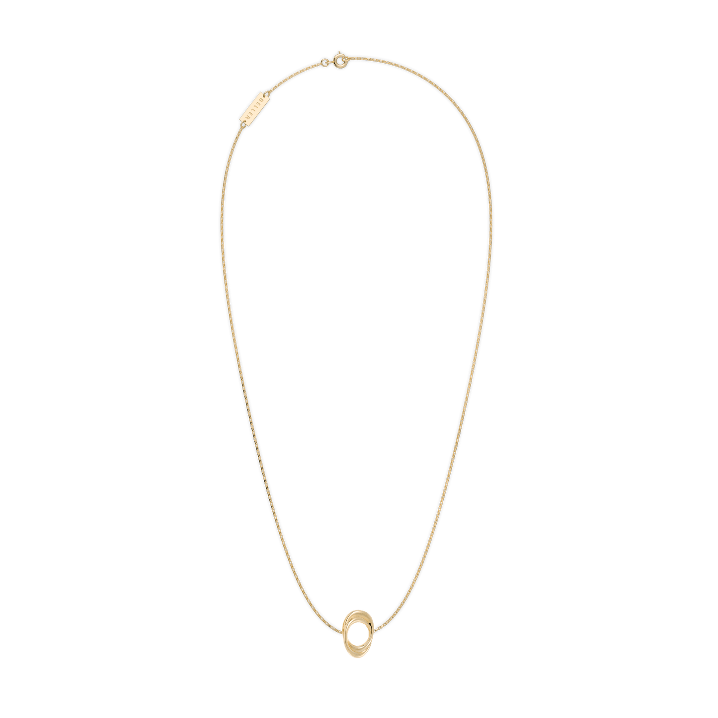 Naszyjnik złoty Twirl N°1 - BELLER: Official Online Store & Luxury Jewelry Atelier